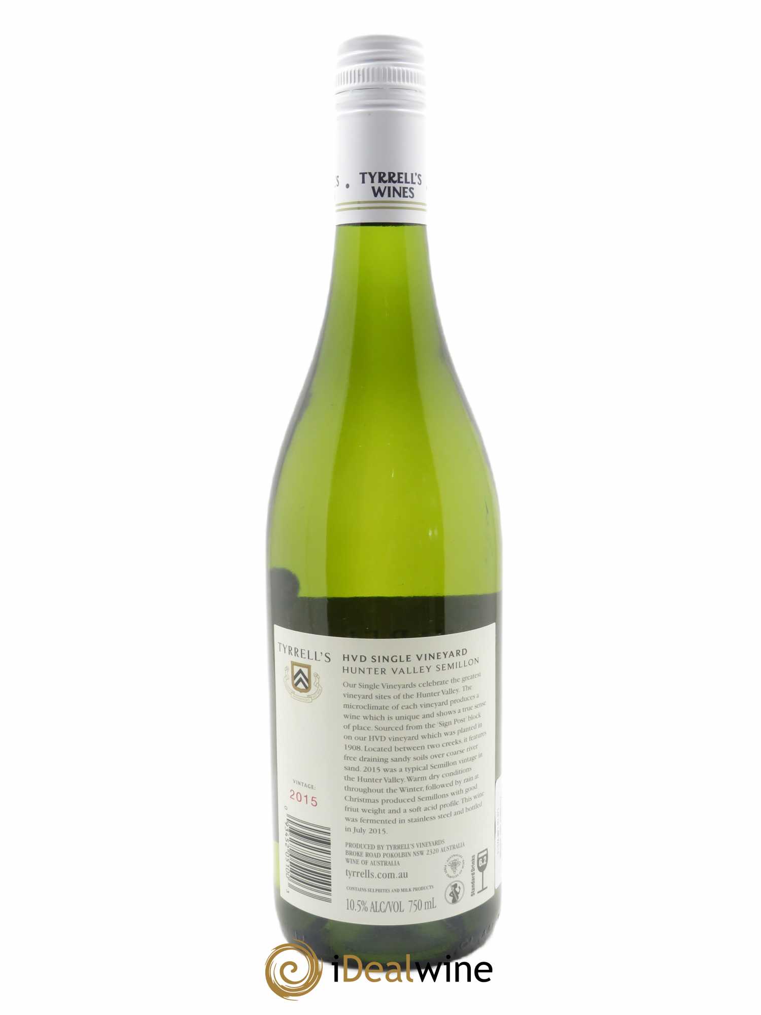 Hunter Valley Tyrrell's Wines Single vineyard HVD  2015 - Lotto di 1 bottiglia - 1