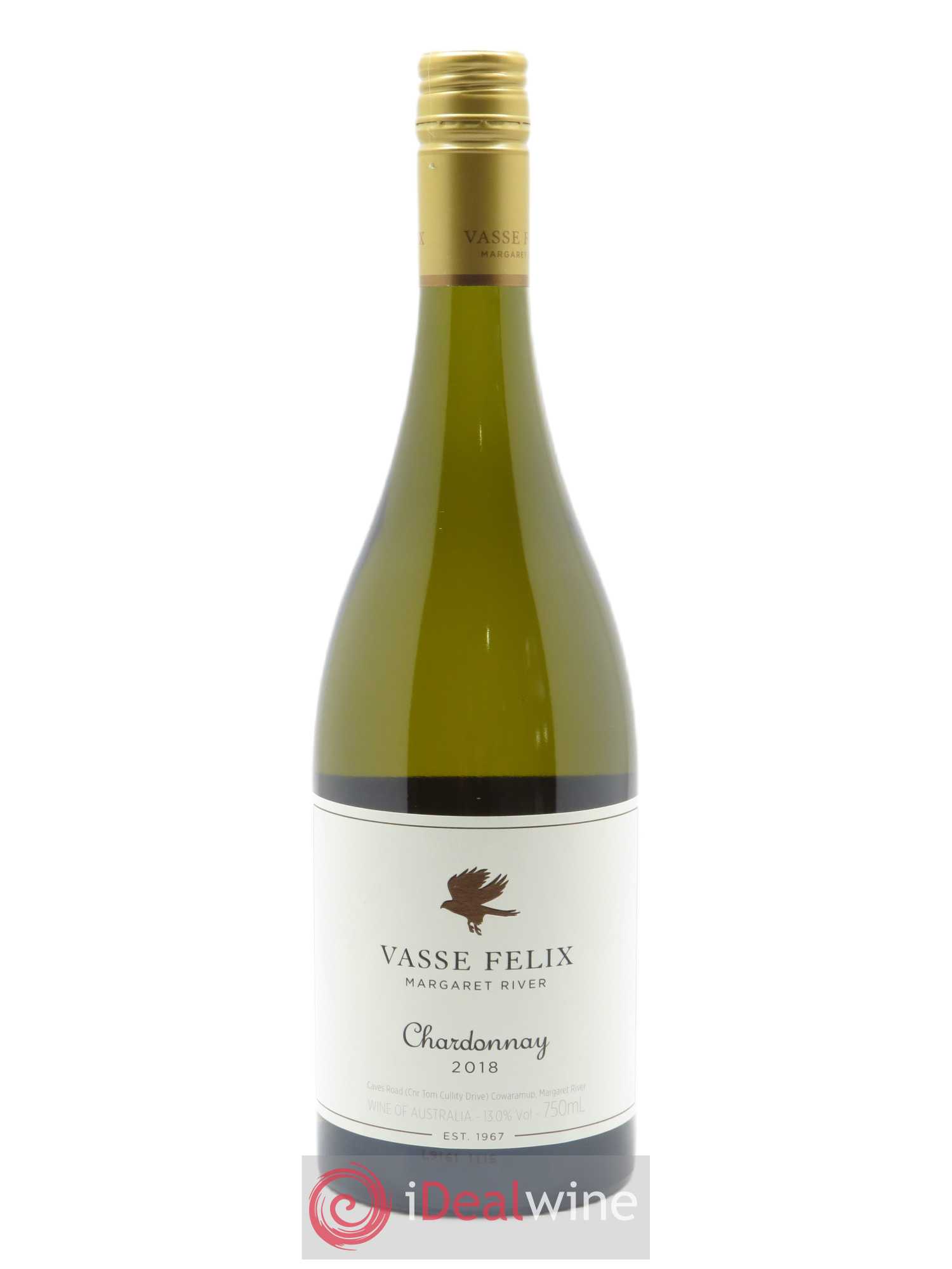 Margaret River Vasse Felix Chardonnay 2018 - Lot de 1 bouteille - 0