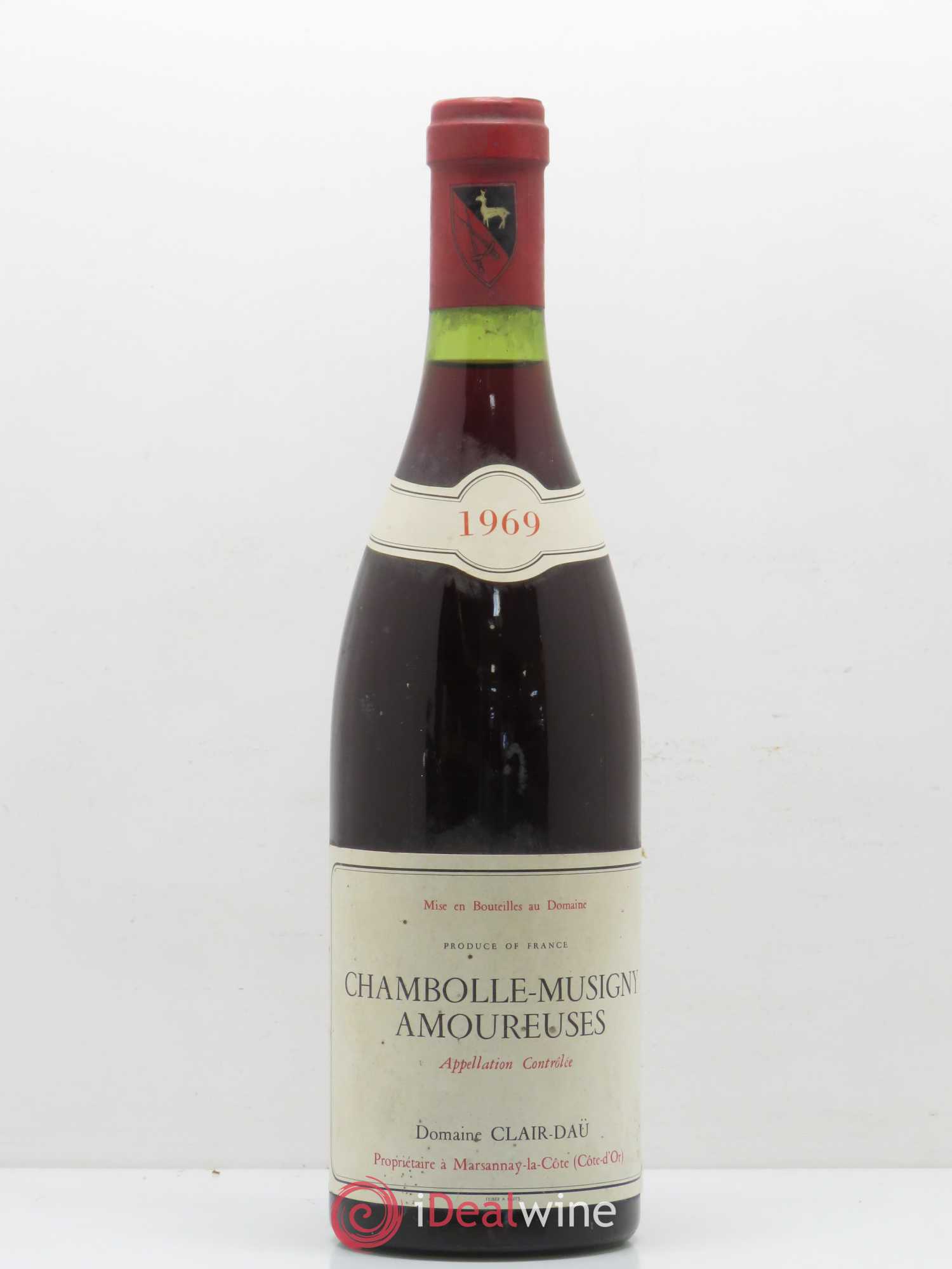 Chambolle-Musigny 1er Cru Les Amoureuses Claire Dau 1969 - Lot of 1 bottle - 0