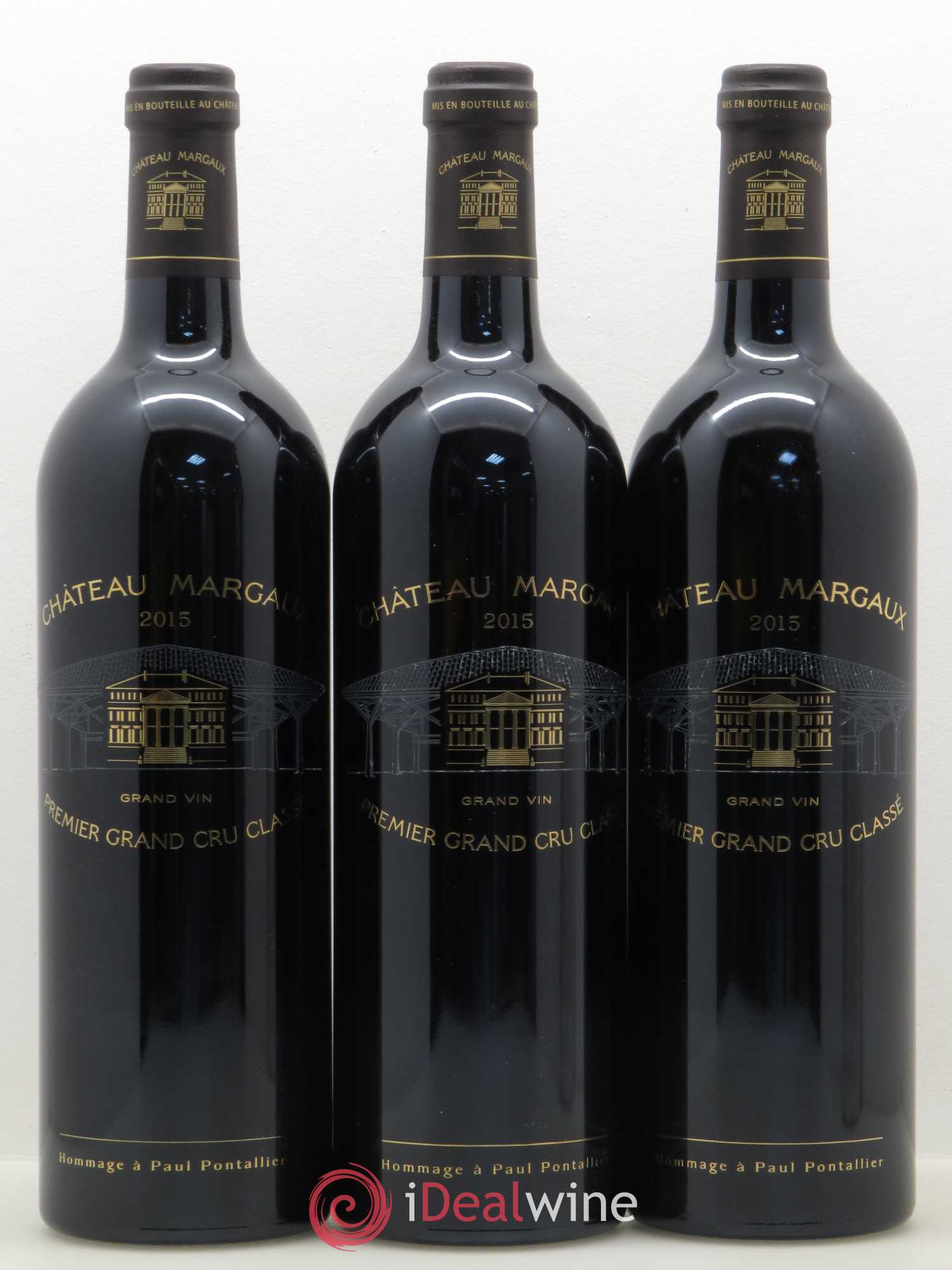 Château Margaux 1er Grand Cru Classé 2015 - Lot of 3 bottles - 0