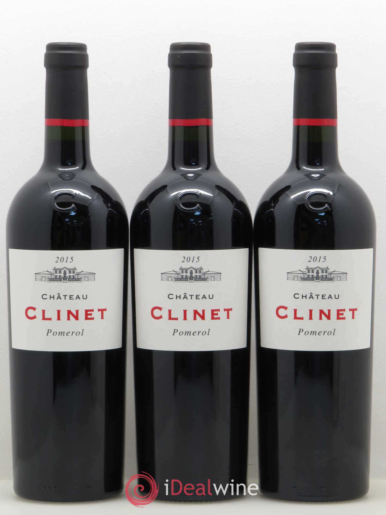 Château Clinet 2015 - Lot de 3 bouteilles - 0