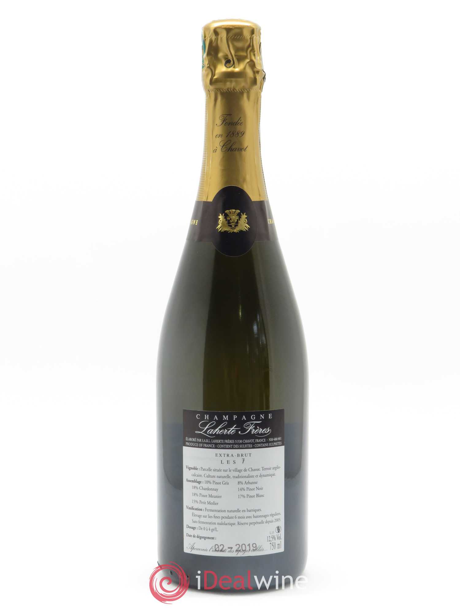 Extra Brut Les 7 Laherte Frères - Posten von 1 Flasche - 1