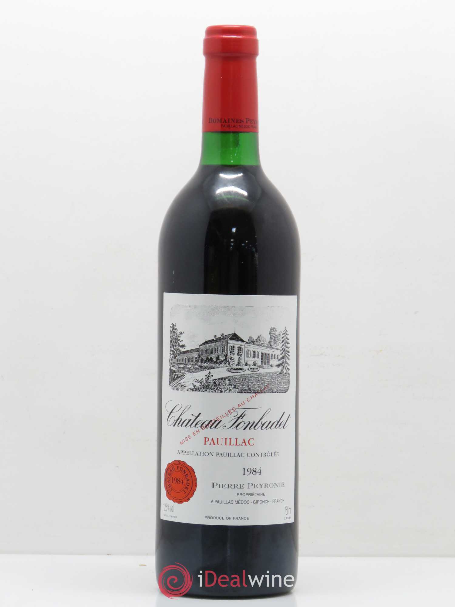 Château Fonbadet 1984 - Lot de 1 bouteille - 0