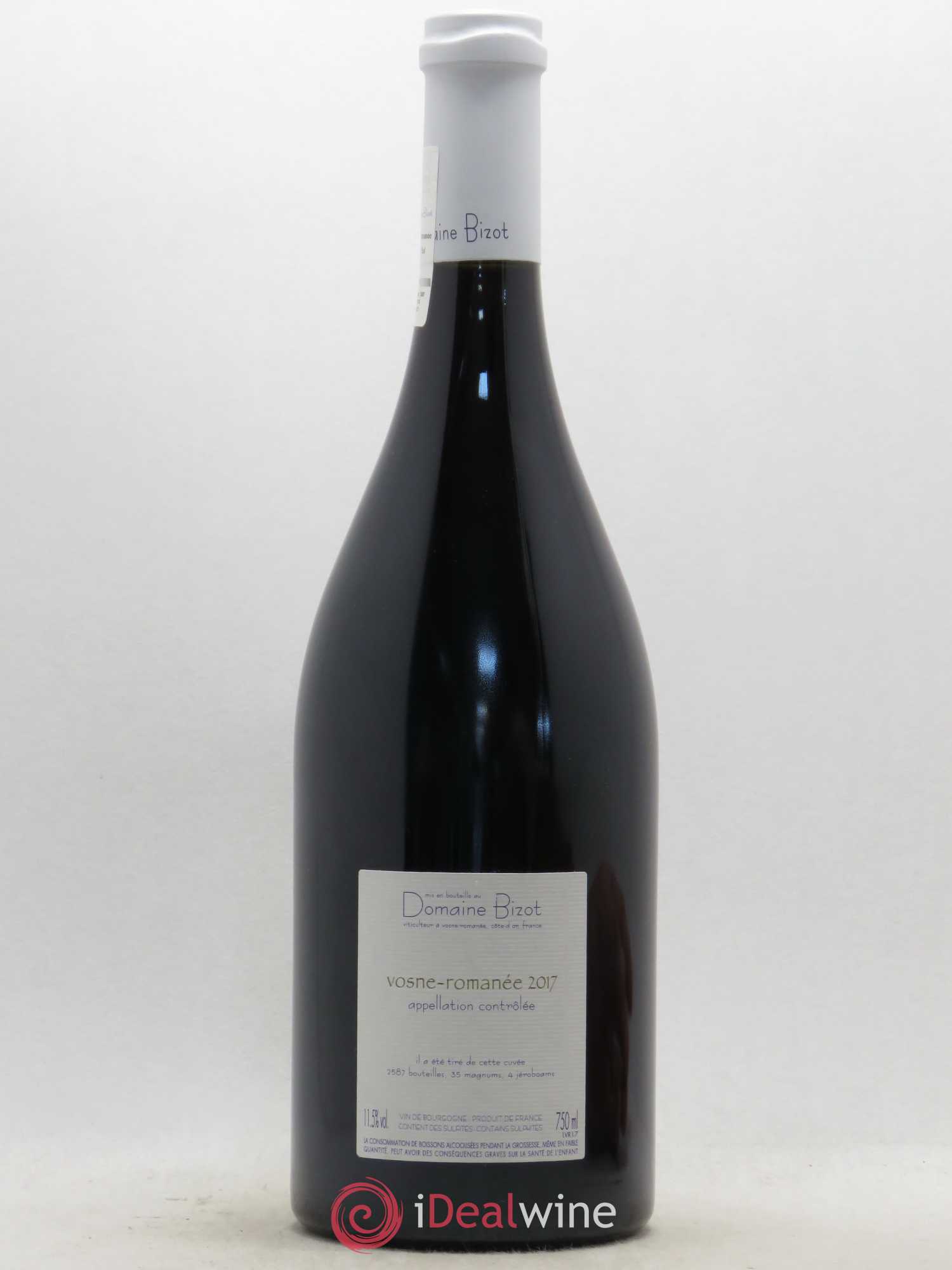 Vosne-Romanée Bizot (Domaine) 2017 - Lot de 1 bouteille - 1