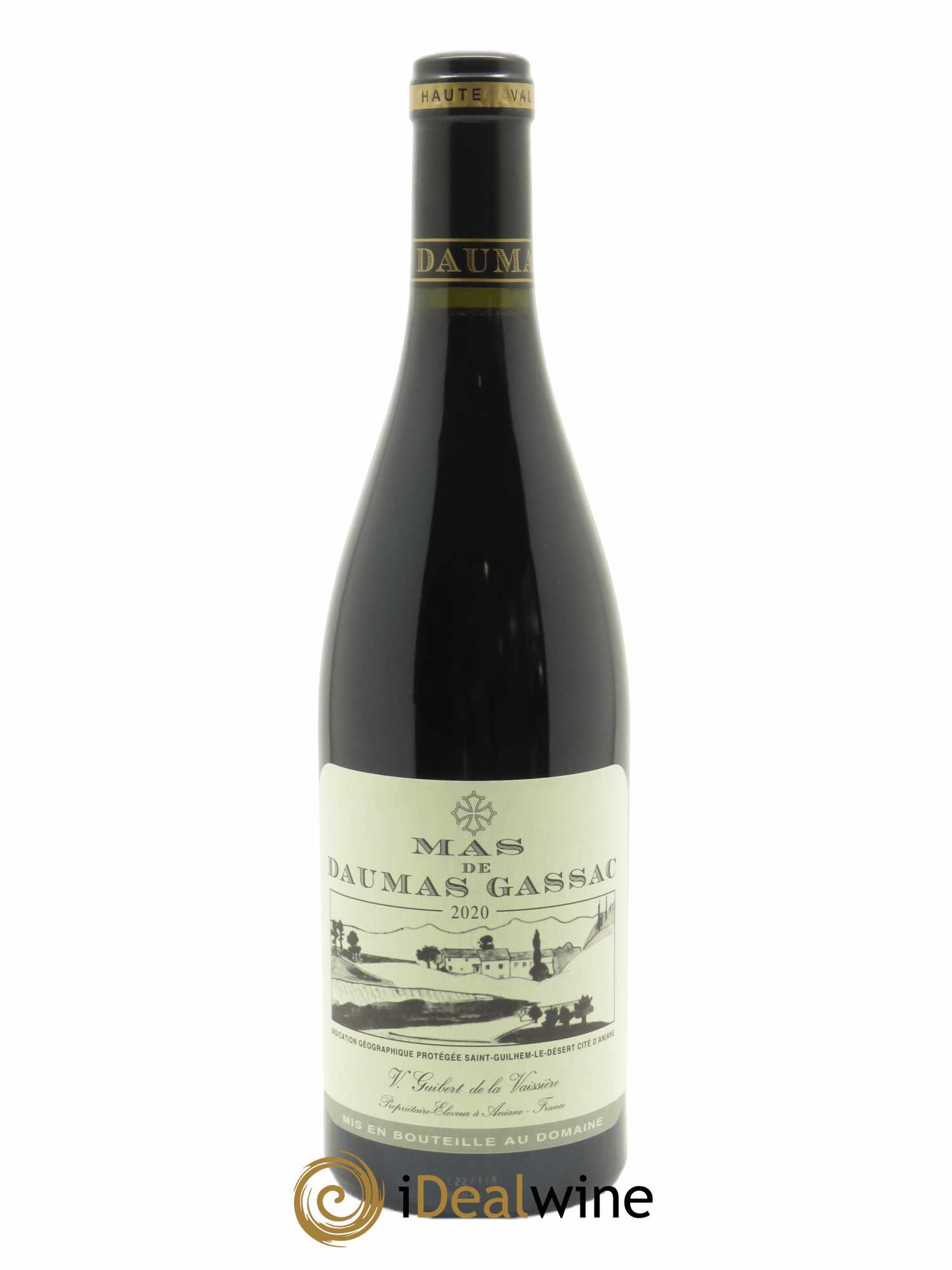 IGP St Guilhem-le-Désert - Cité d'Aniane Mas Daumas Gassac Famille Guibert de La Vaissière 2020 - Lot de 1 bouteille - 0