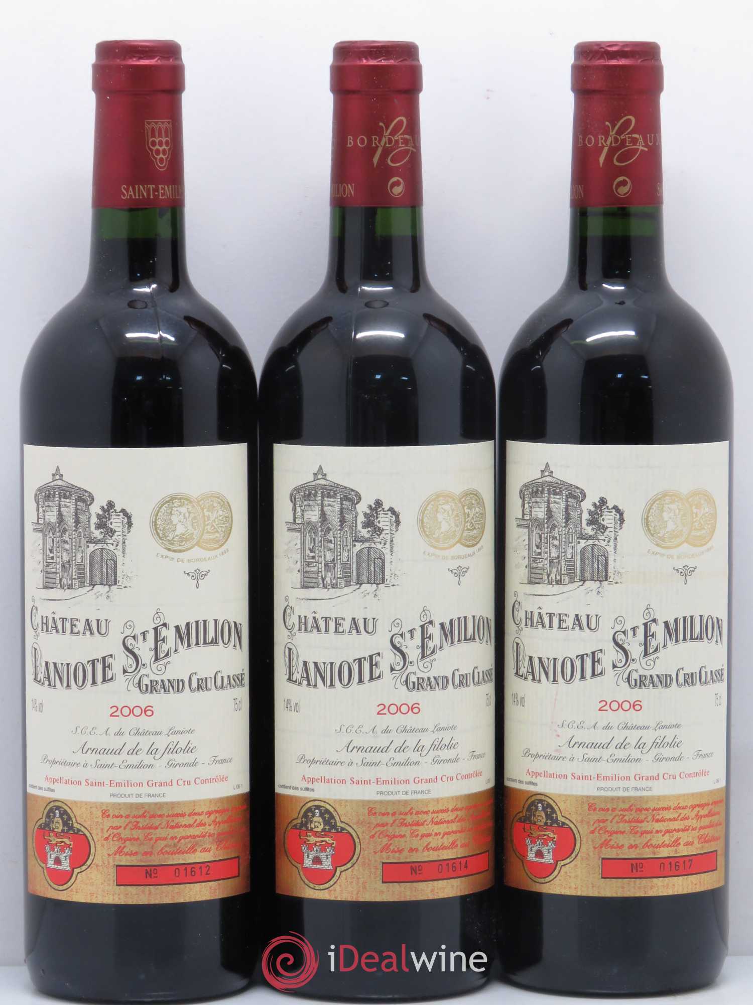 Château Laniote Grand Cru Classé  (sans prix de réserve) 2006 - Lot de 12 bouteilles - 4