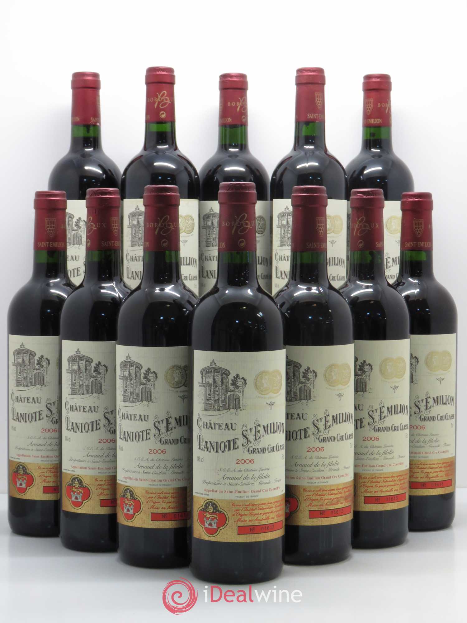 Château Laniote Grand Cru Classé  (senza prezzo di riserva) 2006 - Lotto di 12 bottiglie - 0