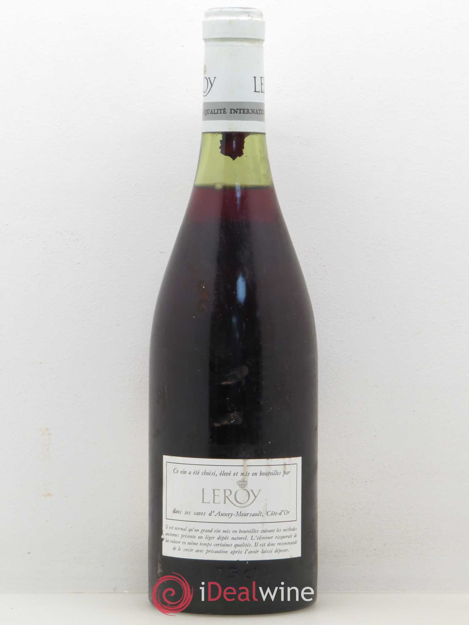 Vosne-Romanée Leroy SA 1974 - Lot de 1 bouteille - 1