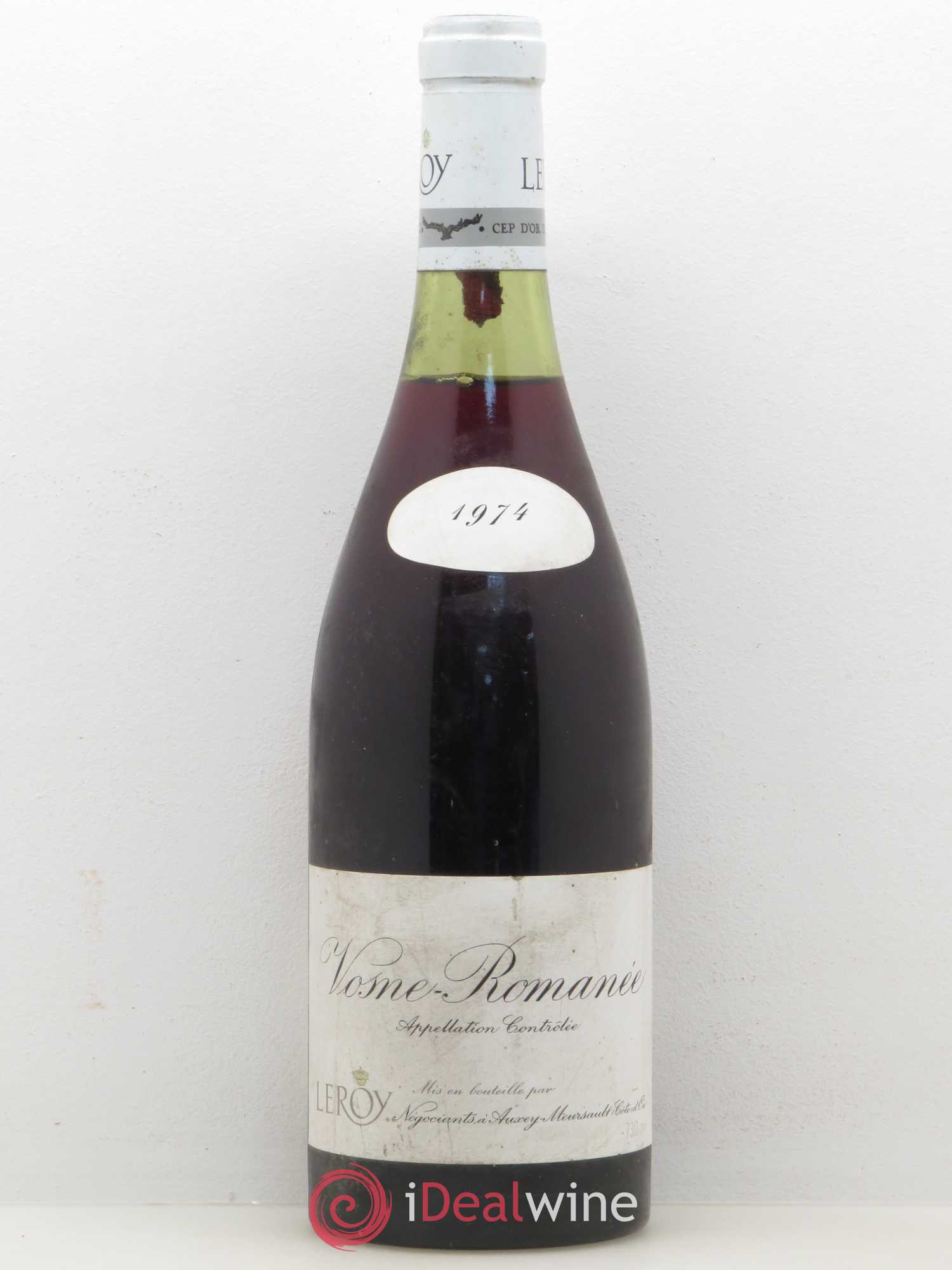 Vosne-Romanée Leroy SA 1974 - Lot de 1 bouteille - 0