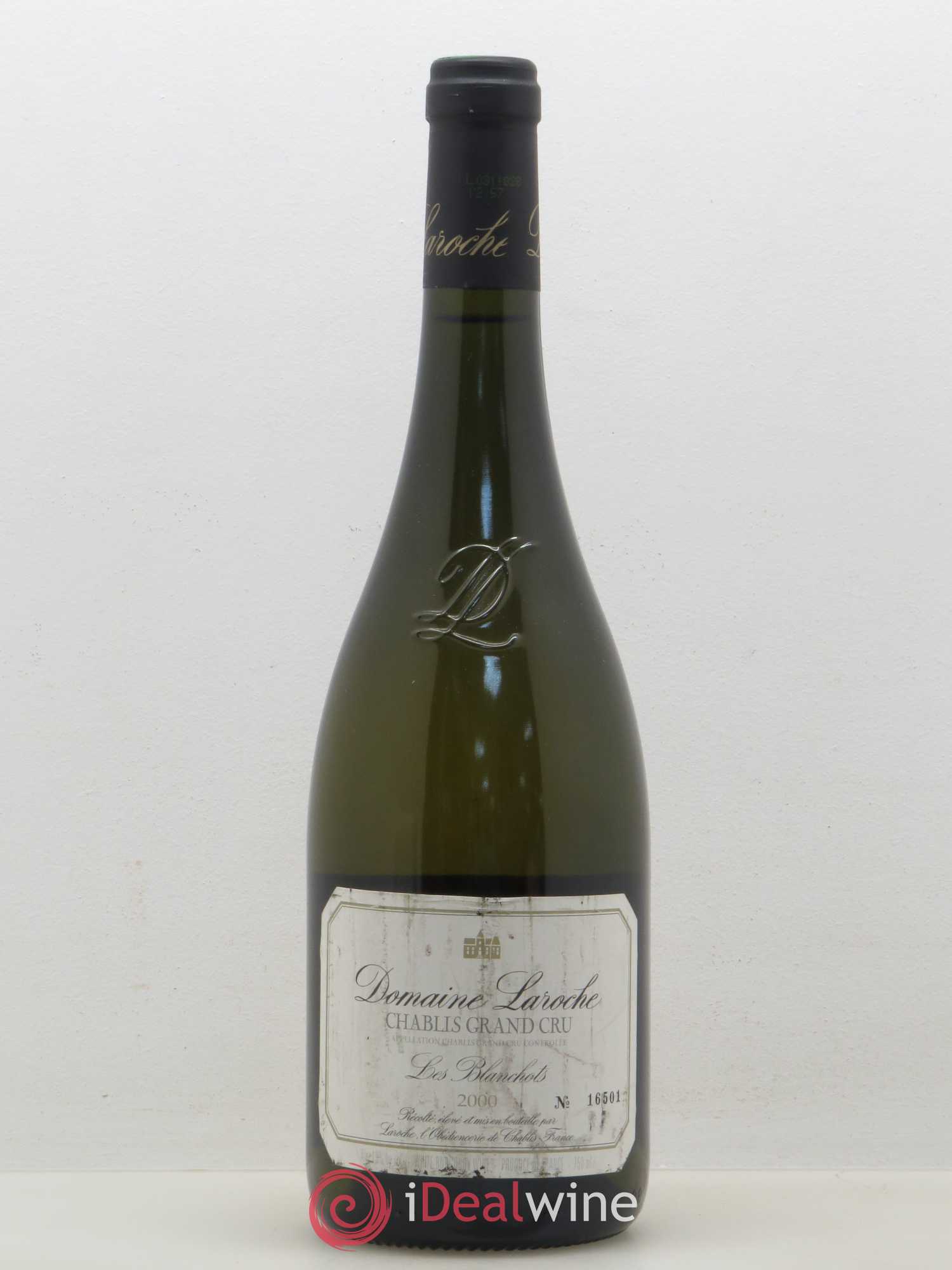 Chablis Grand Cru Les Blanchots Domaine Laroche 2000 - Lot of 1 bottle - 0