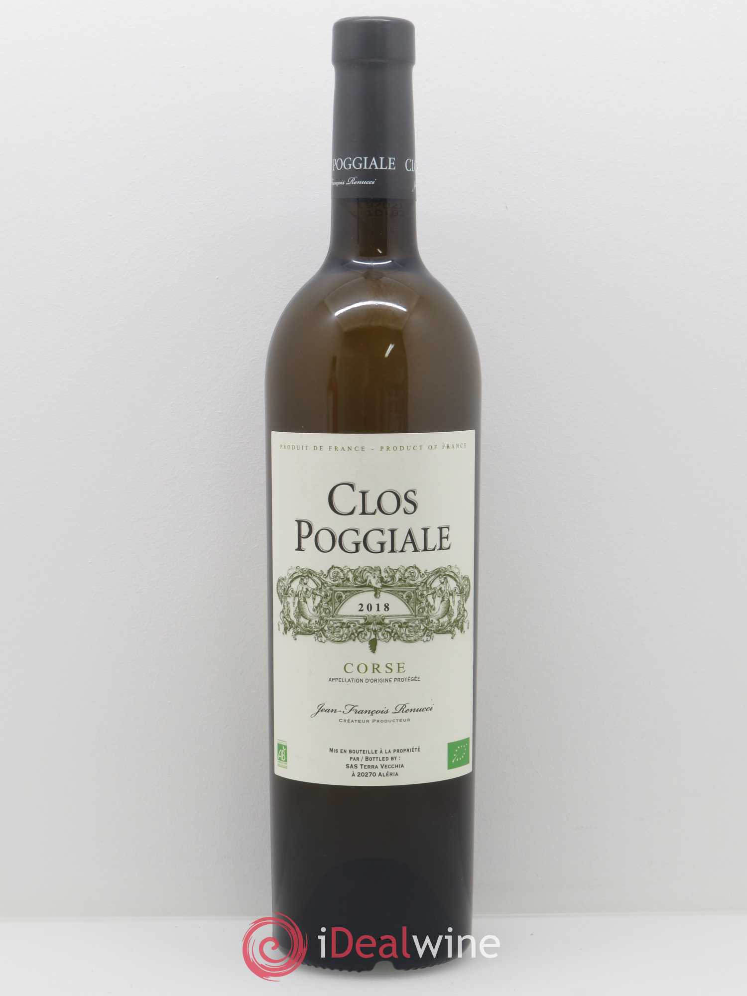 Vin de Corse Clos Poggiale Jean-François Renucci 2018 - Lot de 1 bouteille - 0