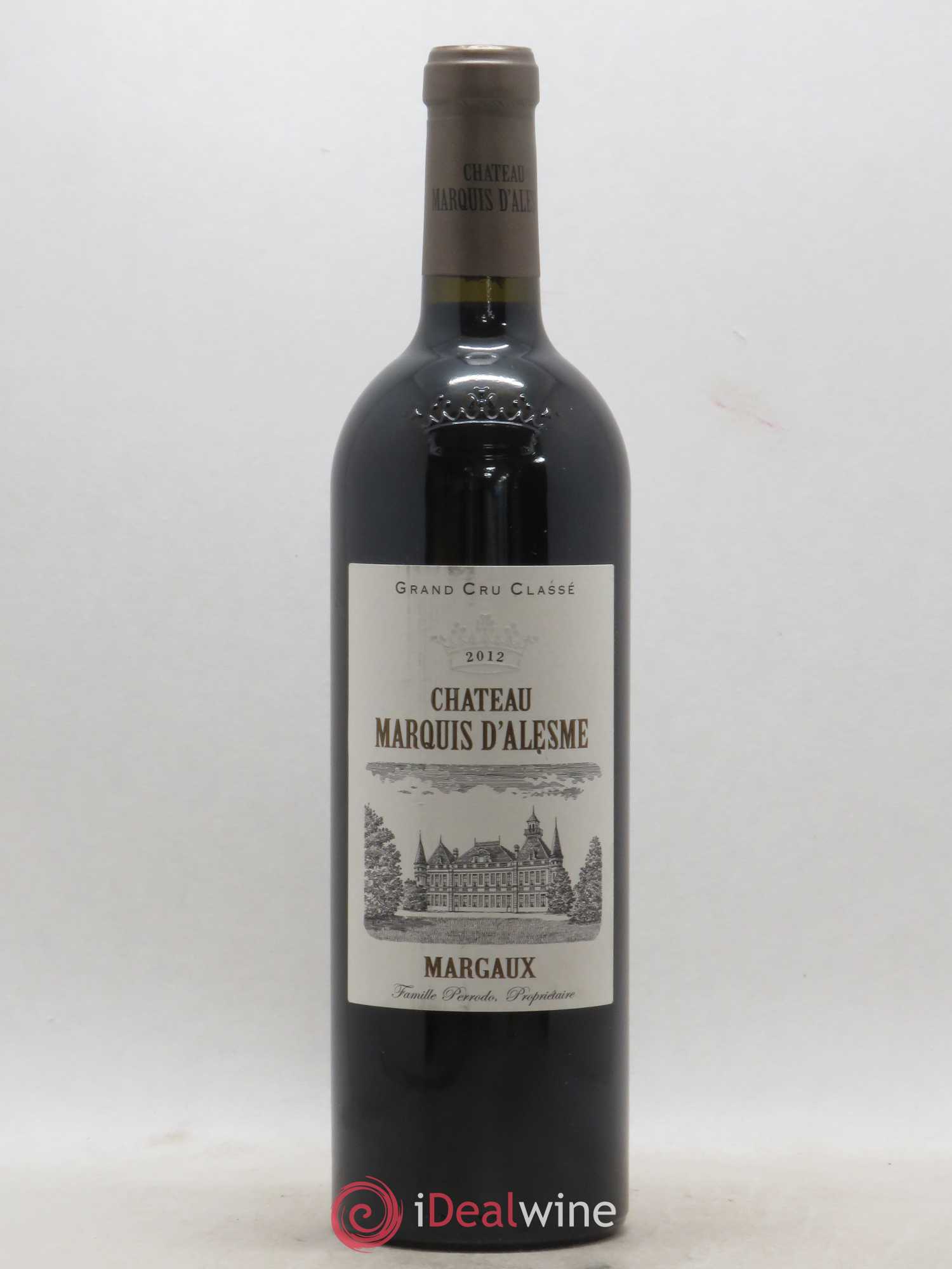 Château Marquis d'Alesme Becker 3ème Grand Cru Classé 2012 - Lot de 1 bouteille - 0