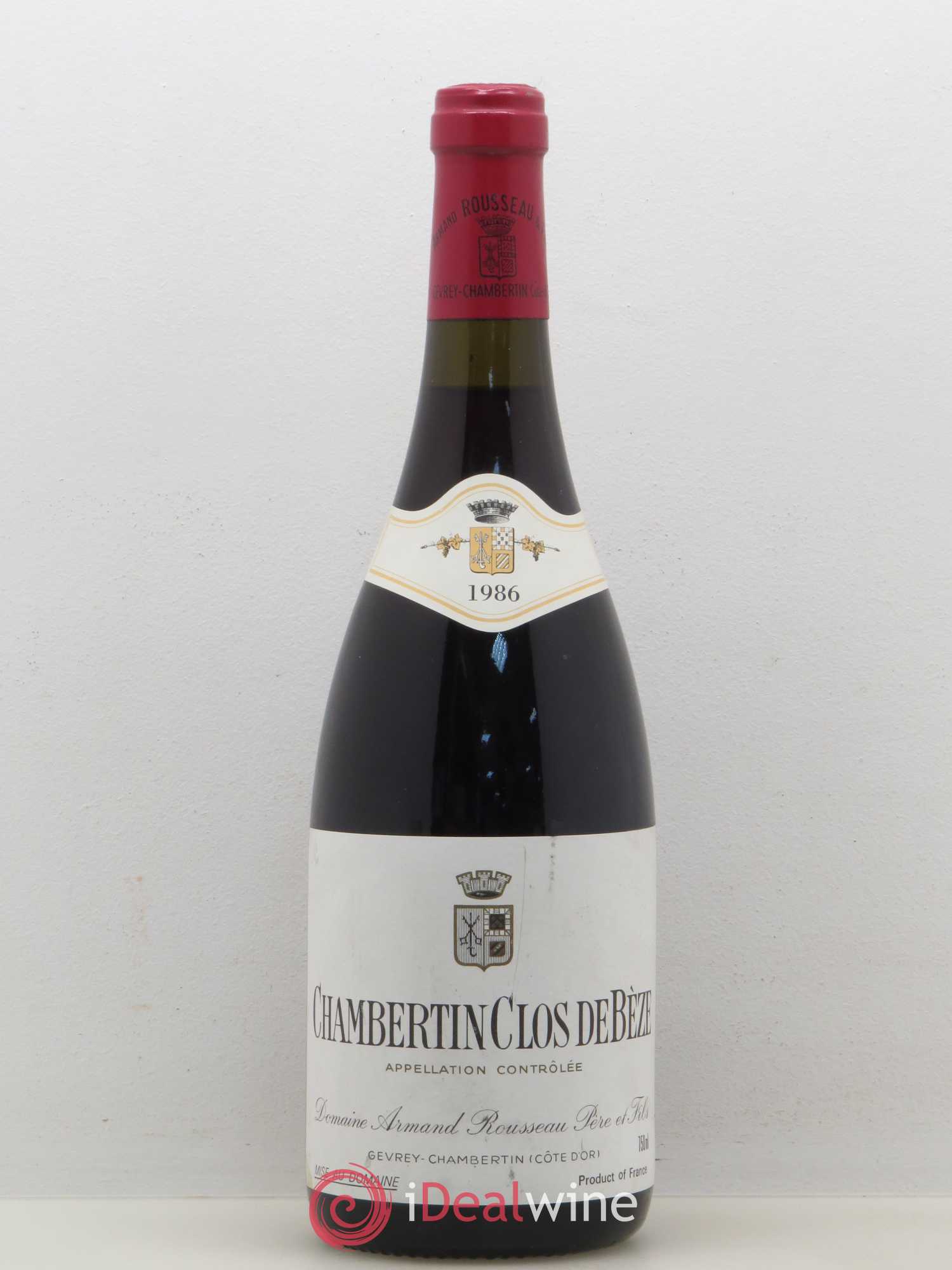 Chambertin Clos de Bèze Grand Cru Armand Rousseau (Domaine) 1986 - Lot of 1 bottle - 0