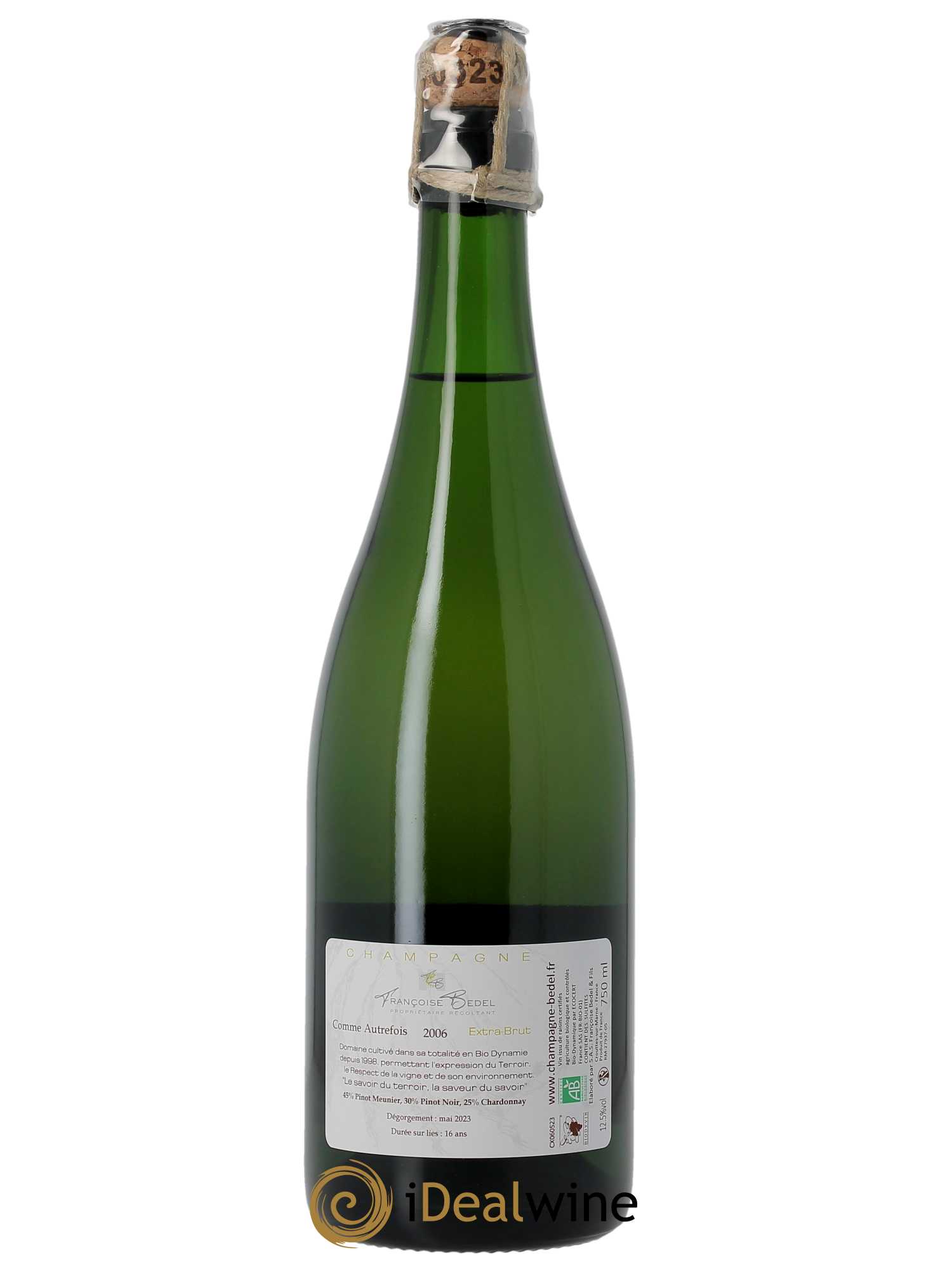 Comme Autrefois Françoise Bedel et Fils  2006 - Lot de 1 bouteille - 1