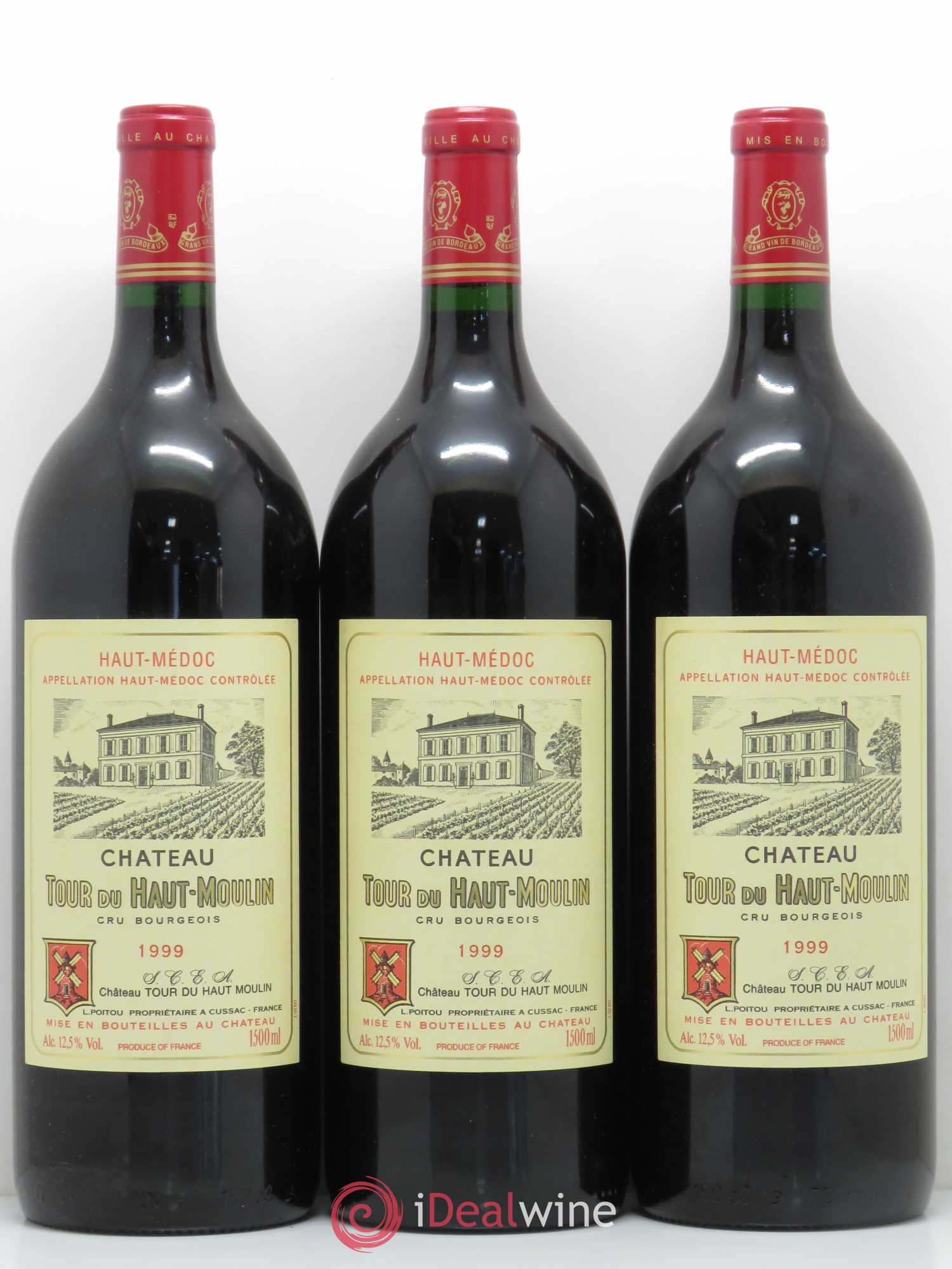 Château Tour du Haut Moulin Cru Bourgeois 1999 - Lot de 6 magnums - 1