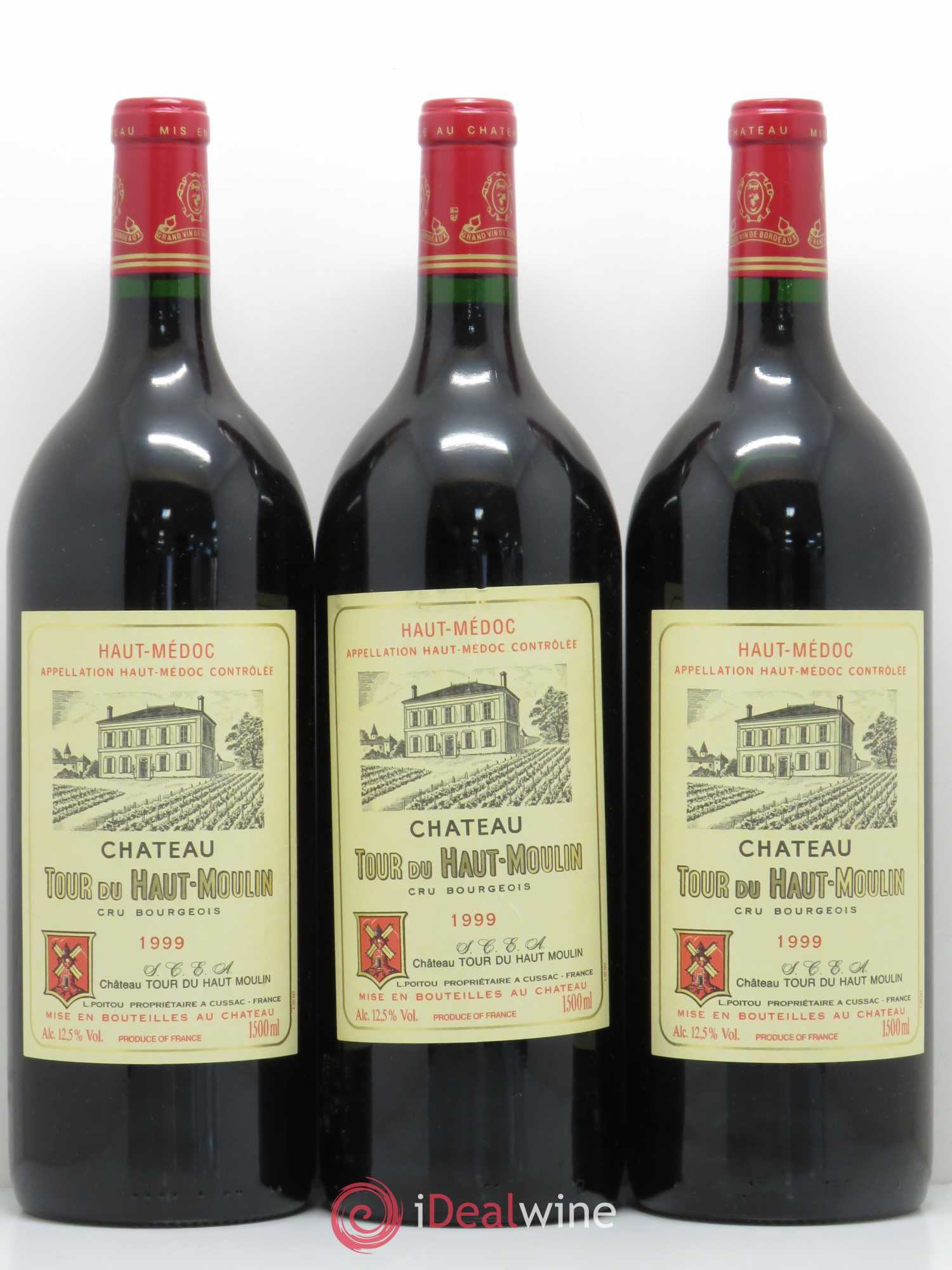 Château Tour du Haut Moulin Cru Bourgeois 1999 - Lot de 6 magnums - 2