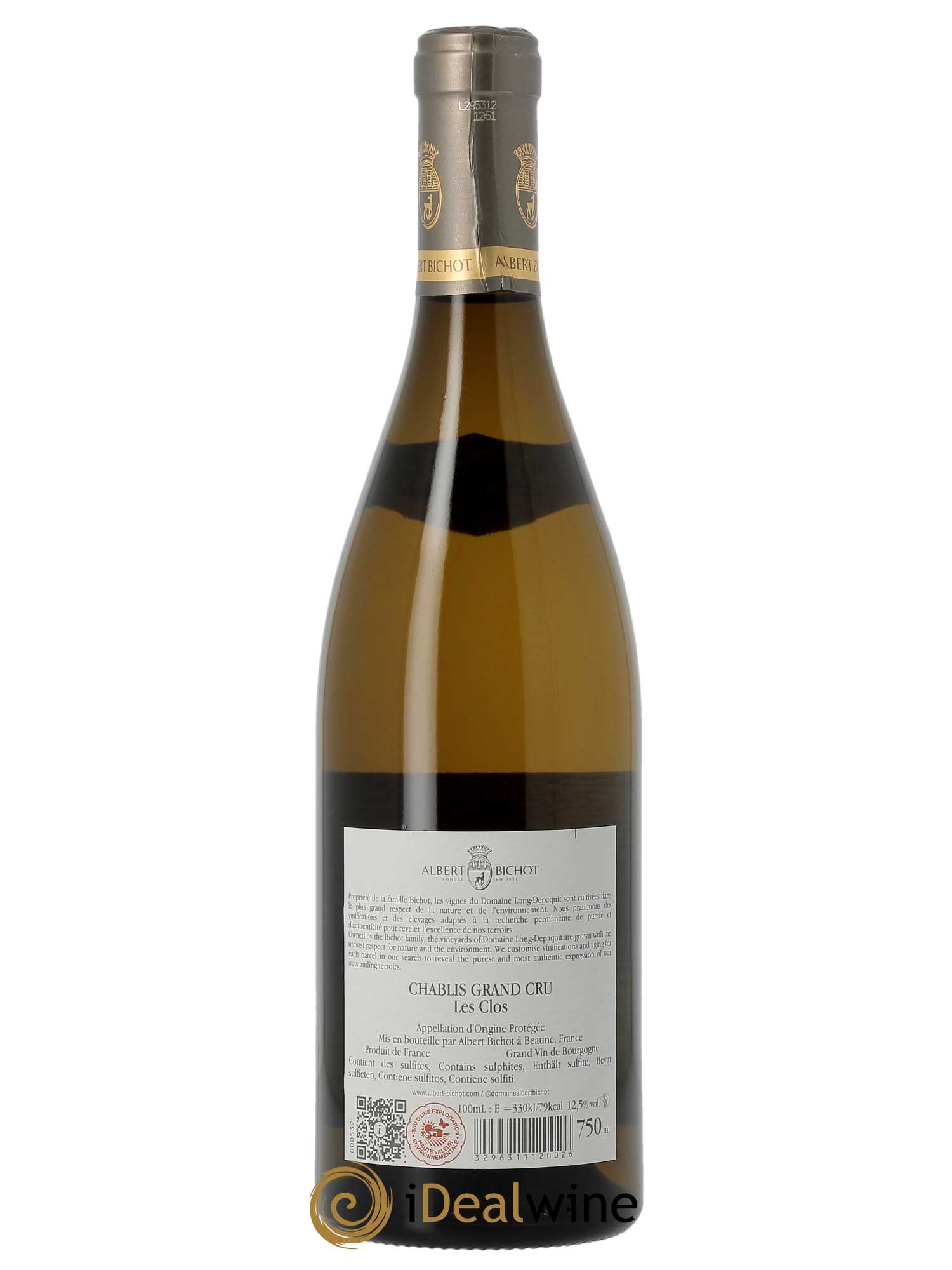 Chablis Grand Cru Les Clos Long Depaquit - Albert Bichot (Domaine) 2021 - Posten von 1 Flasche - 1