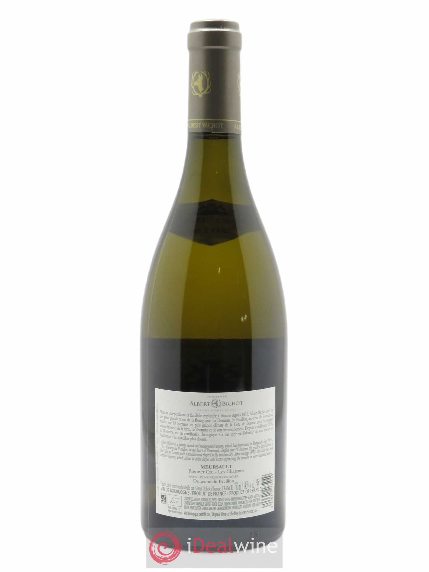 Meursault 1er Cru Charmes Domaine du Pavillon - Albert Bichot 2019 - Lot de 1 bouteille - 1