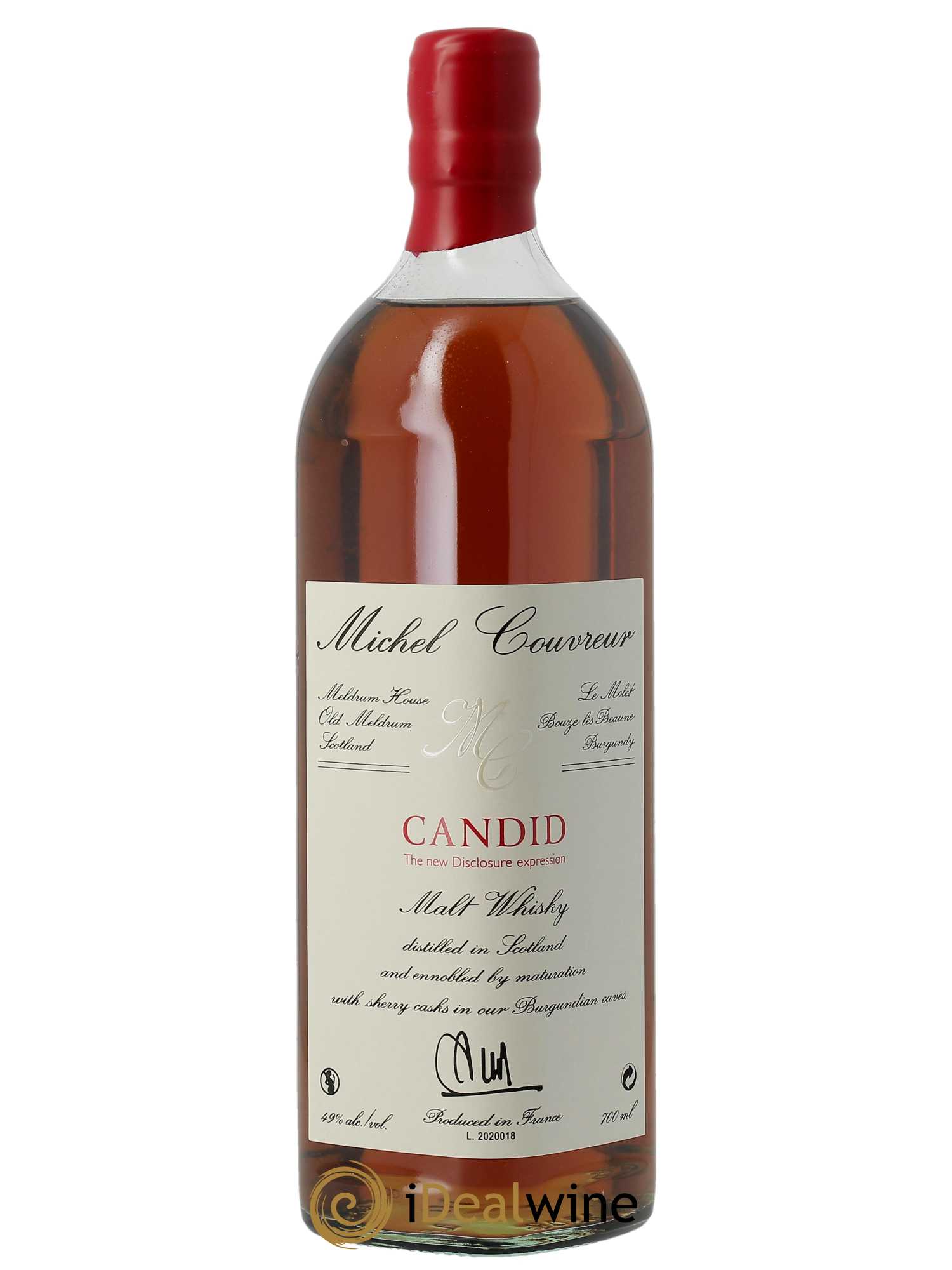 Michel Couvreur Candid (70cl) - Lot de 1 bouteille - 1