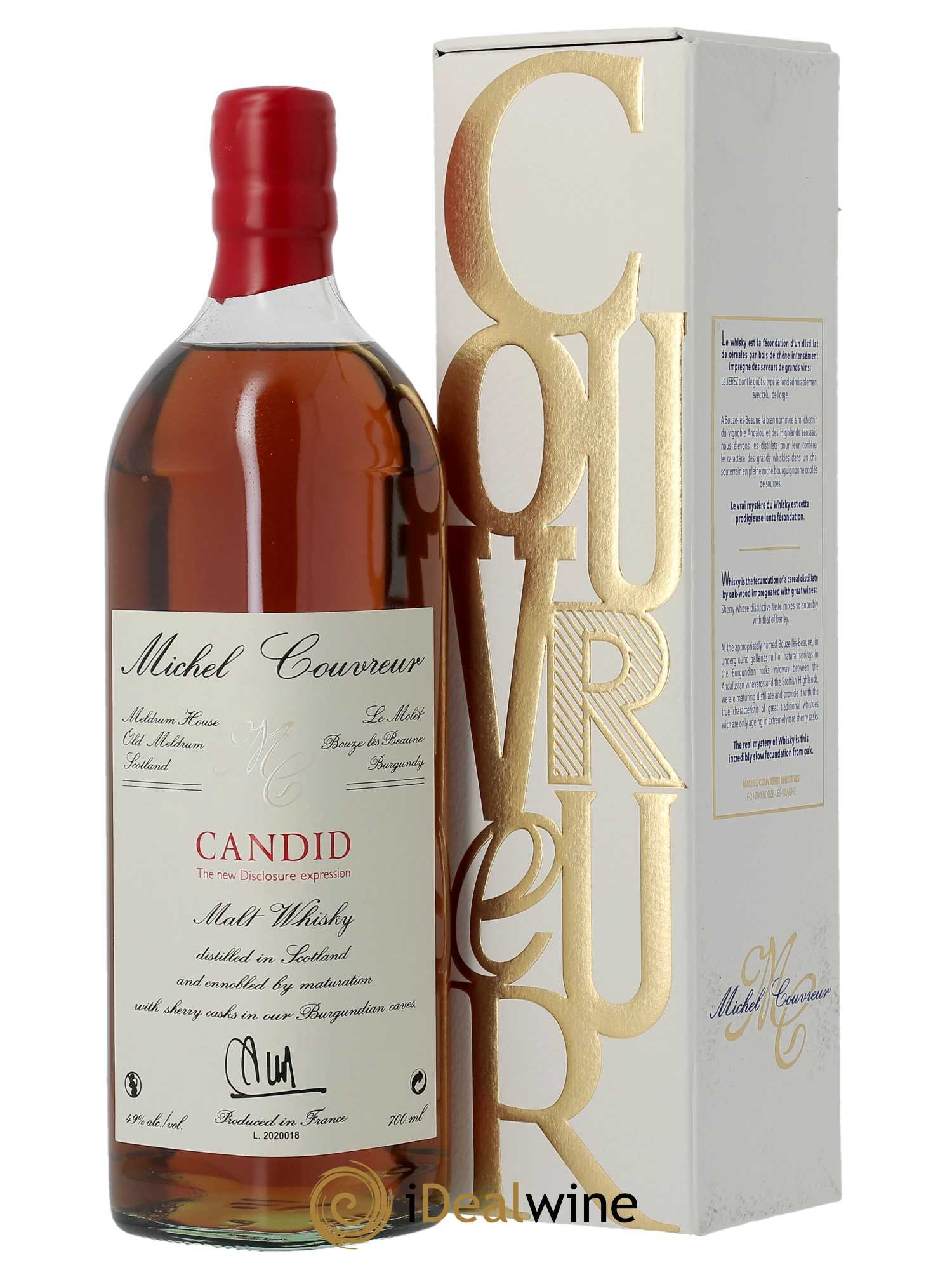 Michel Couvreur Candid (70cl) - Lot de 1 bouteille - 0