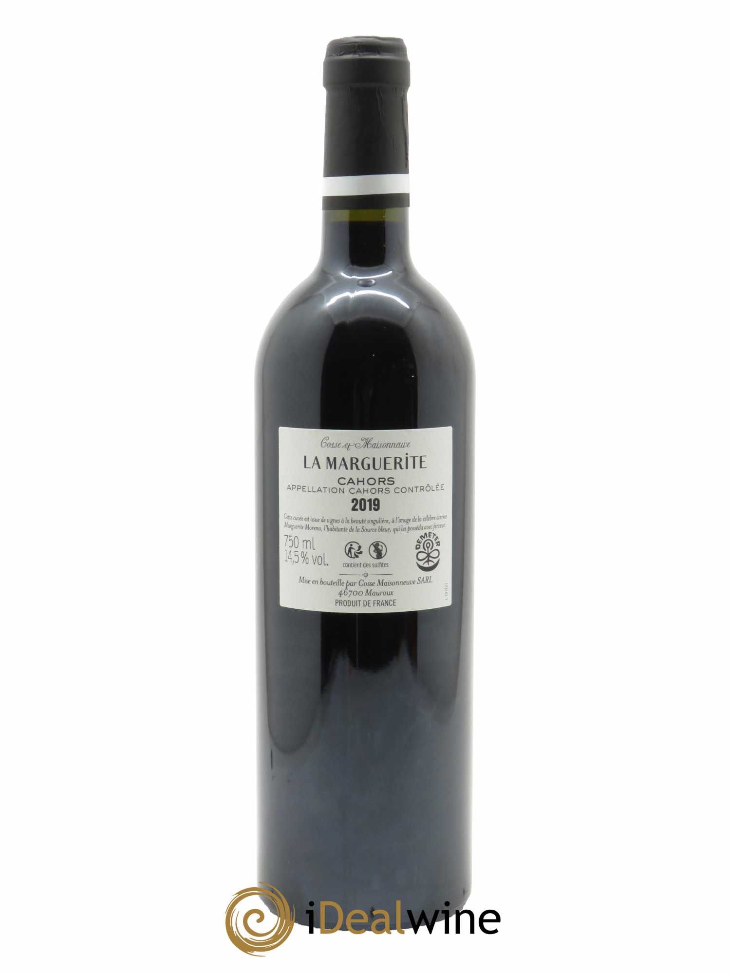 Cahors La Marguerite Cosse-Maisonneuve (Domaine) 2019 - Lot de 1 bouteille - 1