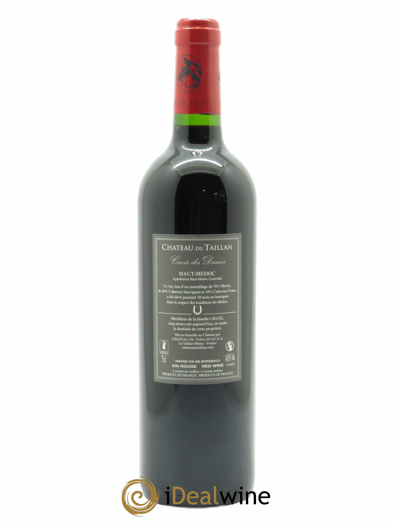 Château du Cuvée des Dames Château du Taillan Cuvée des Dames 2010 - Lot de 1 bouteille - 1