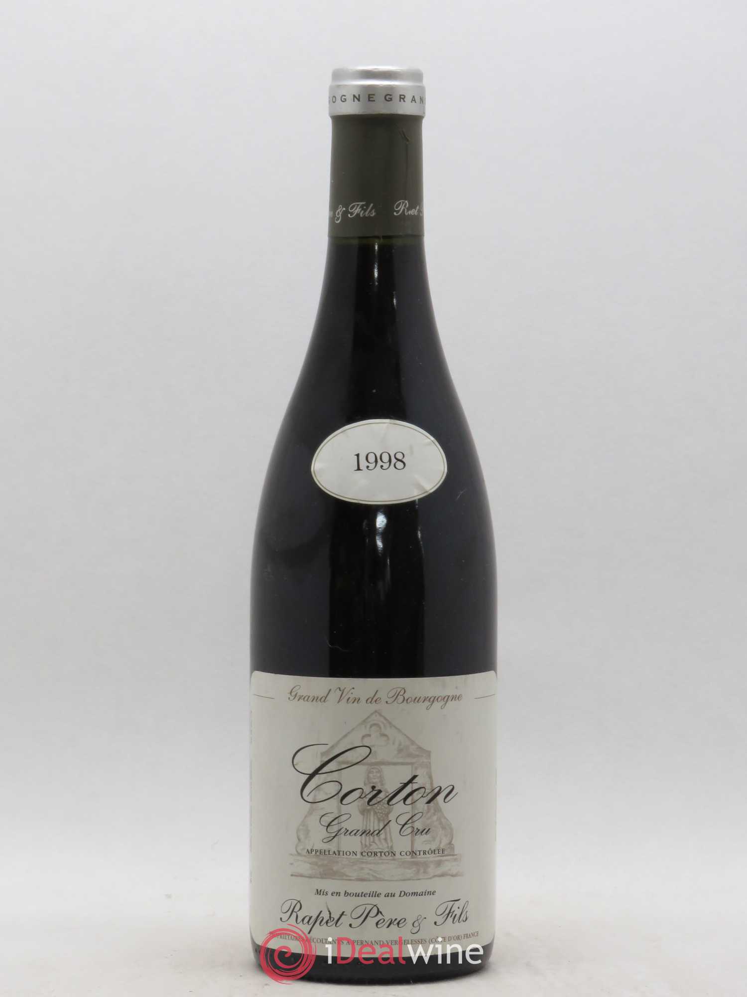 Corton Grand Cru Rapet Père & Fils 1998 - Lot de 1 bouteille - 0