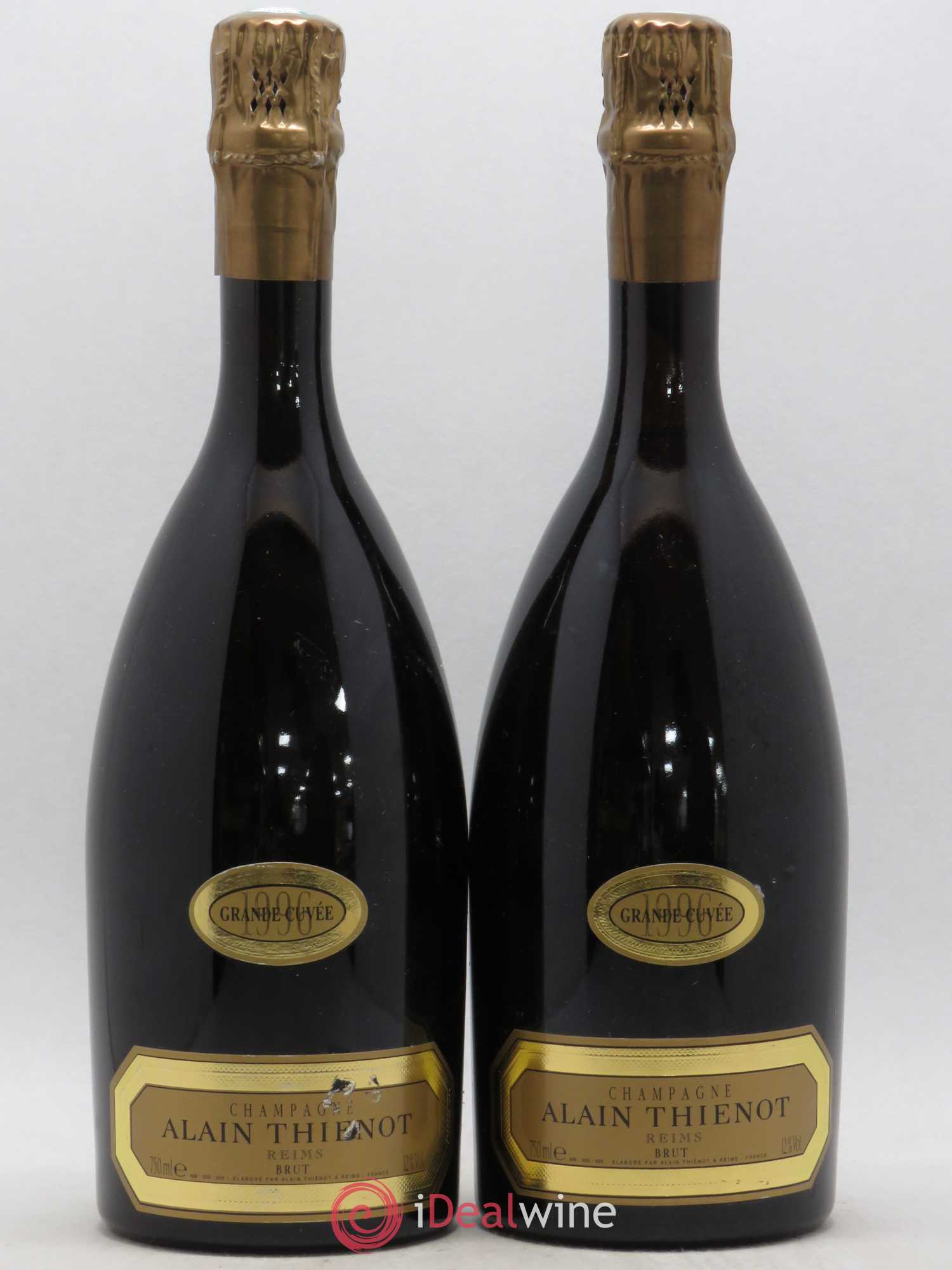 Champagne Grande Cuvée Alain Thiénot 1996 - Lot de 2 bouteilles - 0