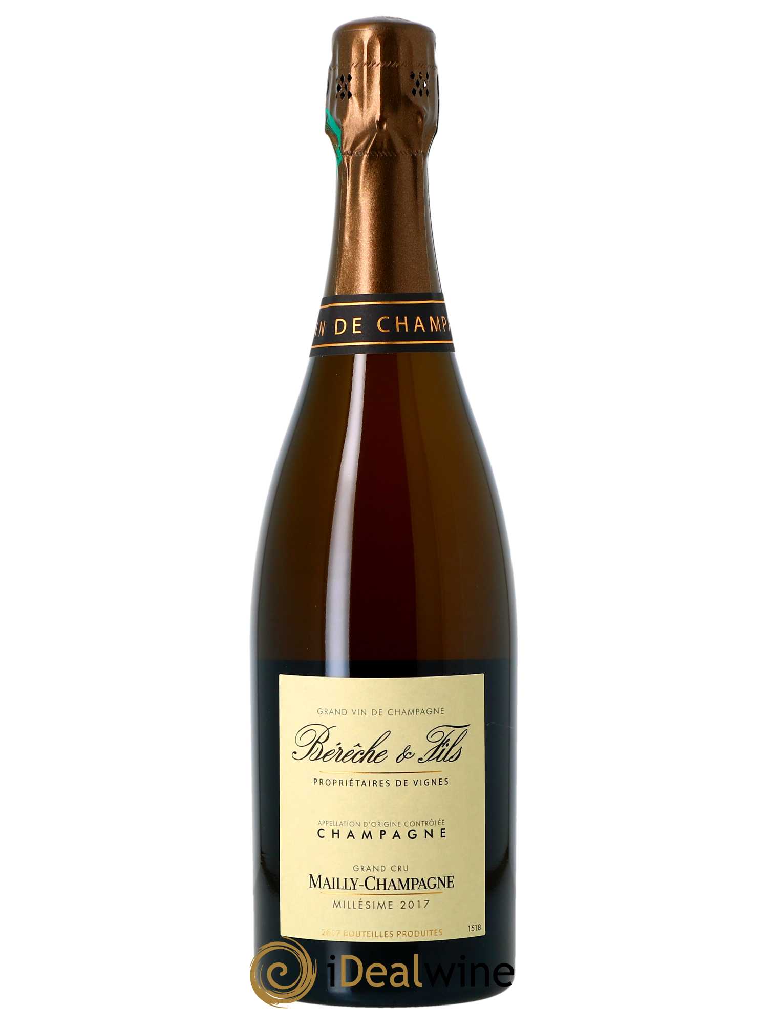 Mailly-Champagne Grand Cru Bérêche et Fils 2017 - Lot of 1 bottle - 0