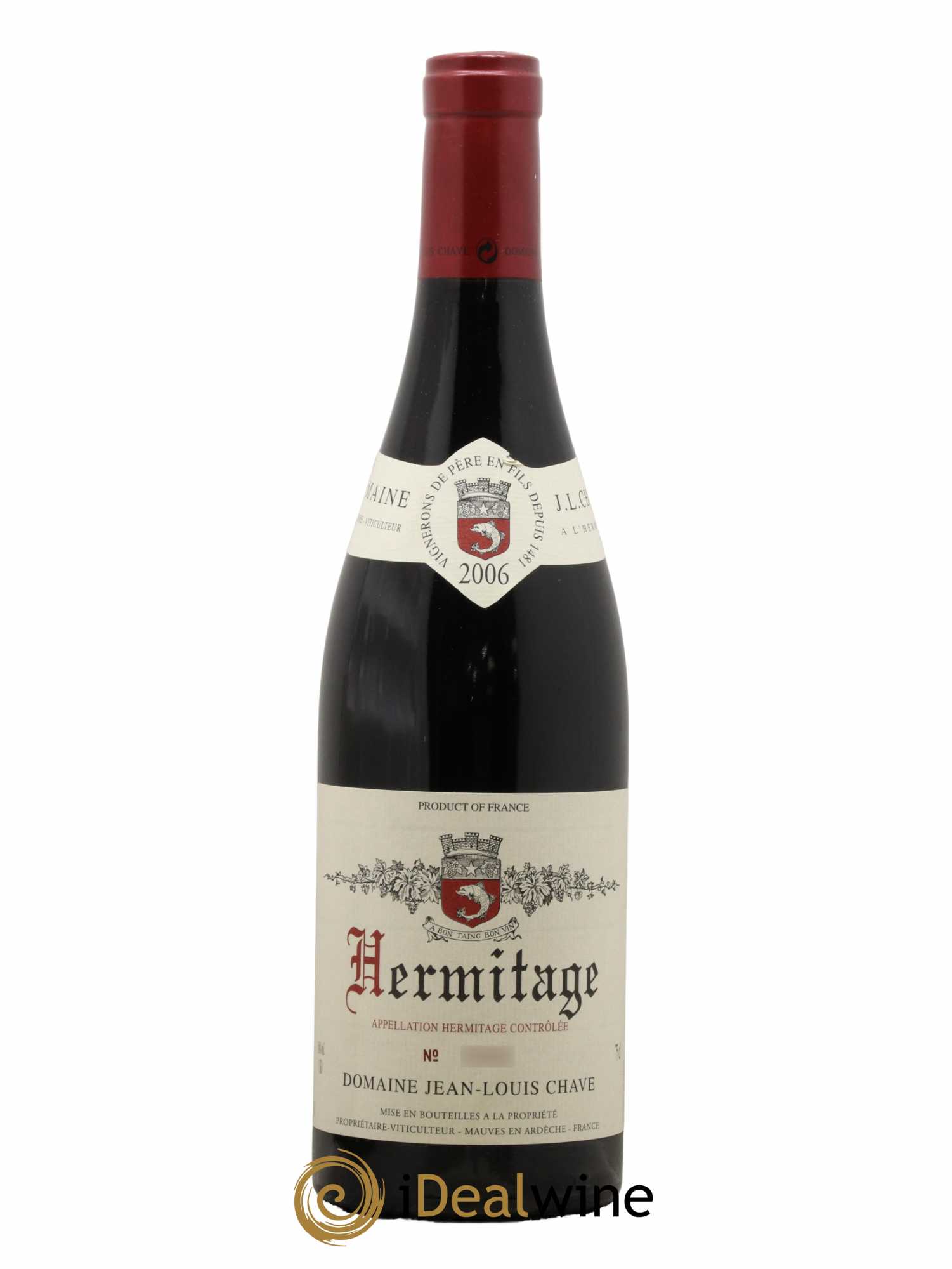 Hermitage Jean-Louis Chave 2006 - Lot of 1 bottle - 0