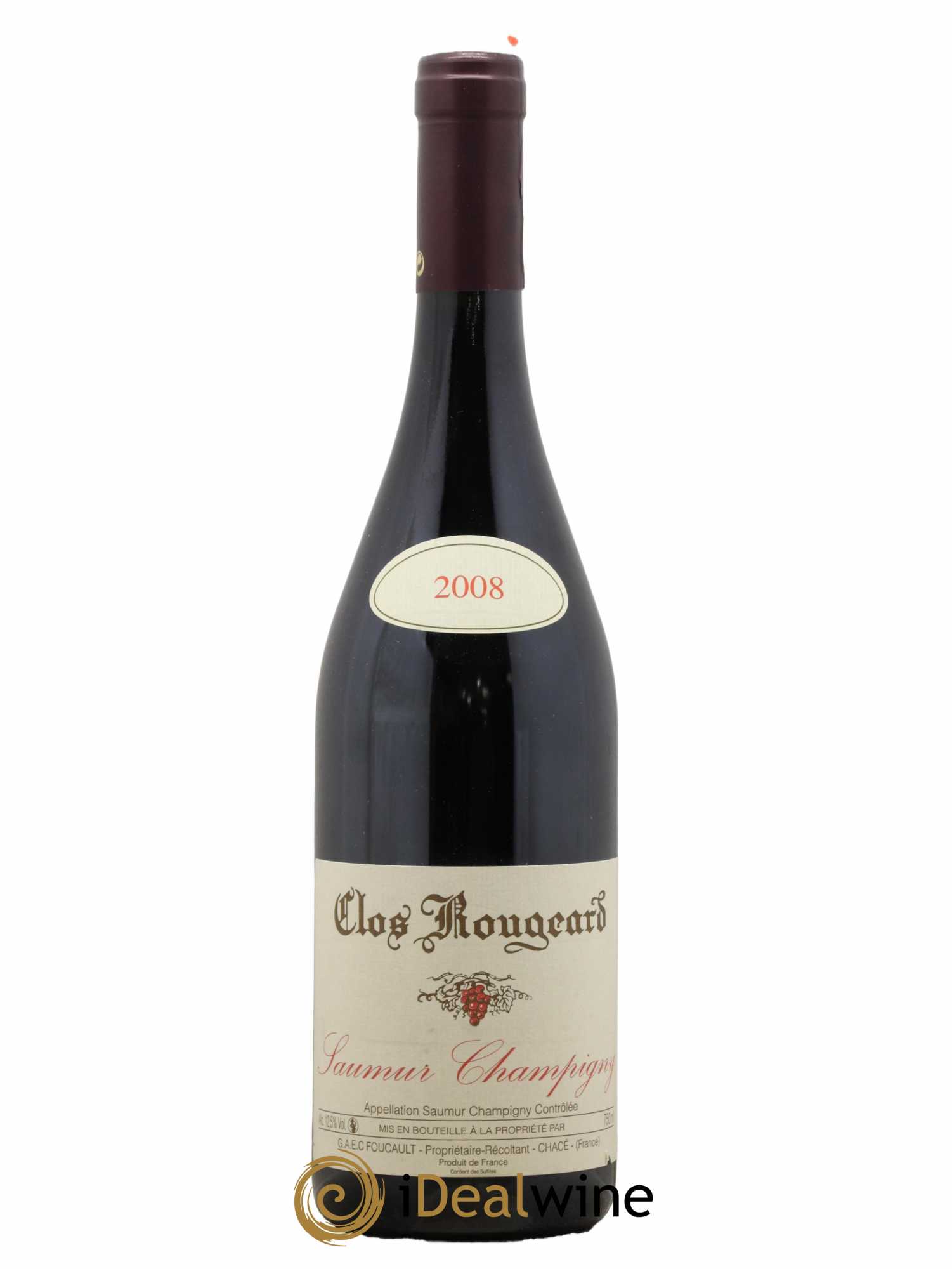 Saumur-Champigny Clos Rougeard 2008 - Lot de 1 bouteille - 0