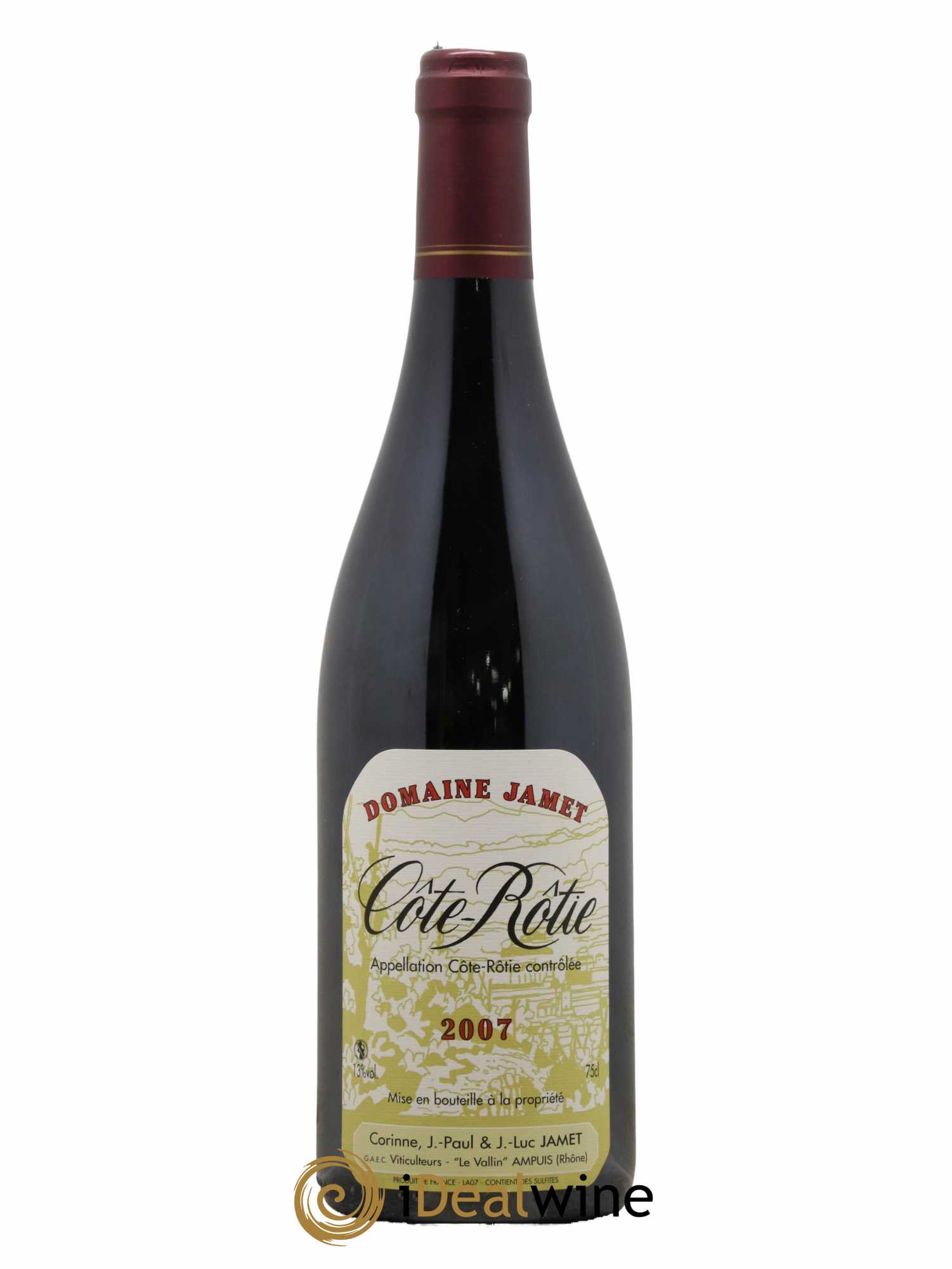 Côte-Rôtie Jamet (Domaine) 2007 - Lot de 1 bouteille - 0