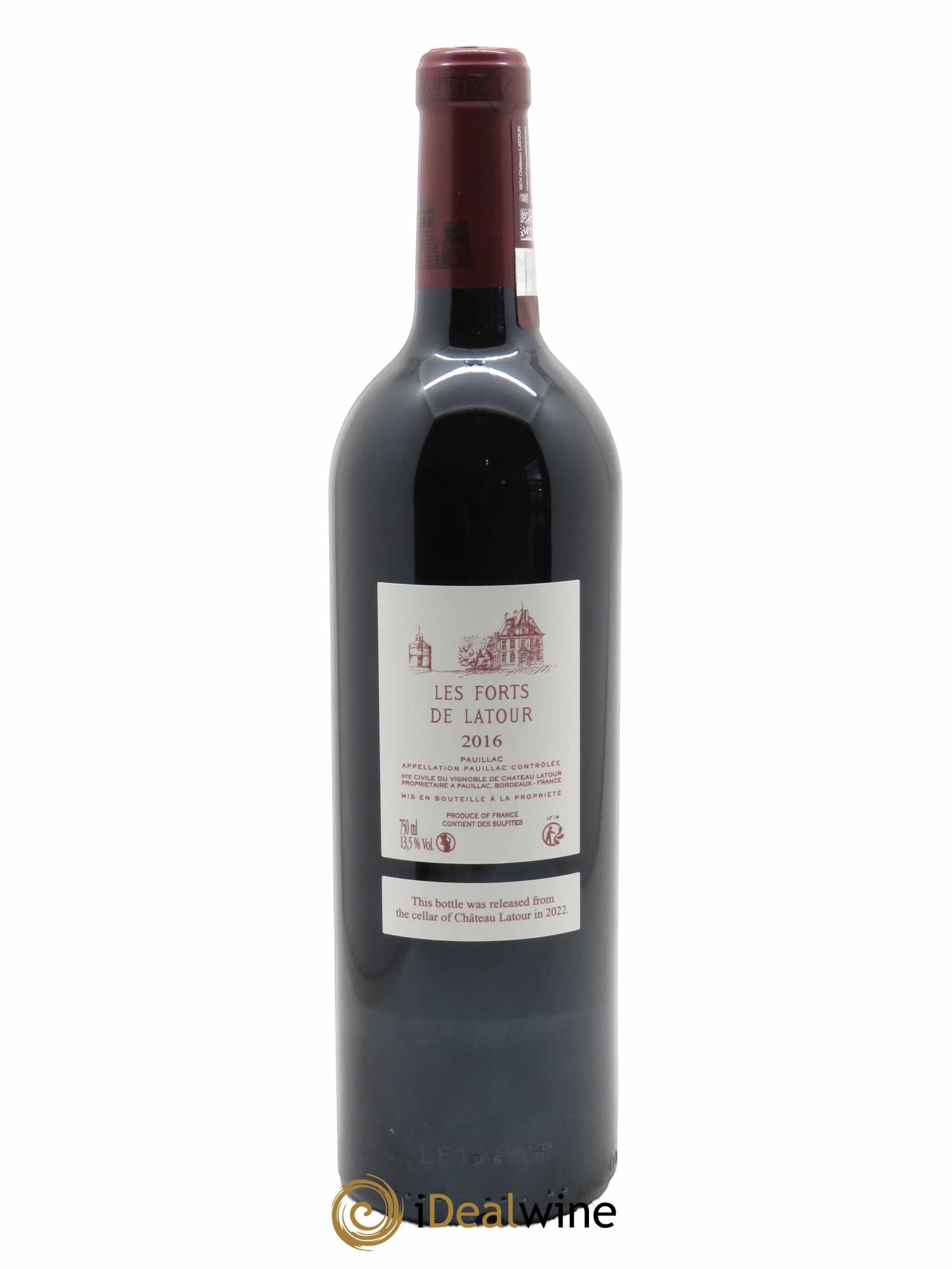 Les Forts de Latour Second Vin (CBO à partir de 6 bts) 2016 - Lot de 1 bouteille - 1