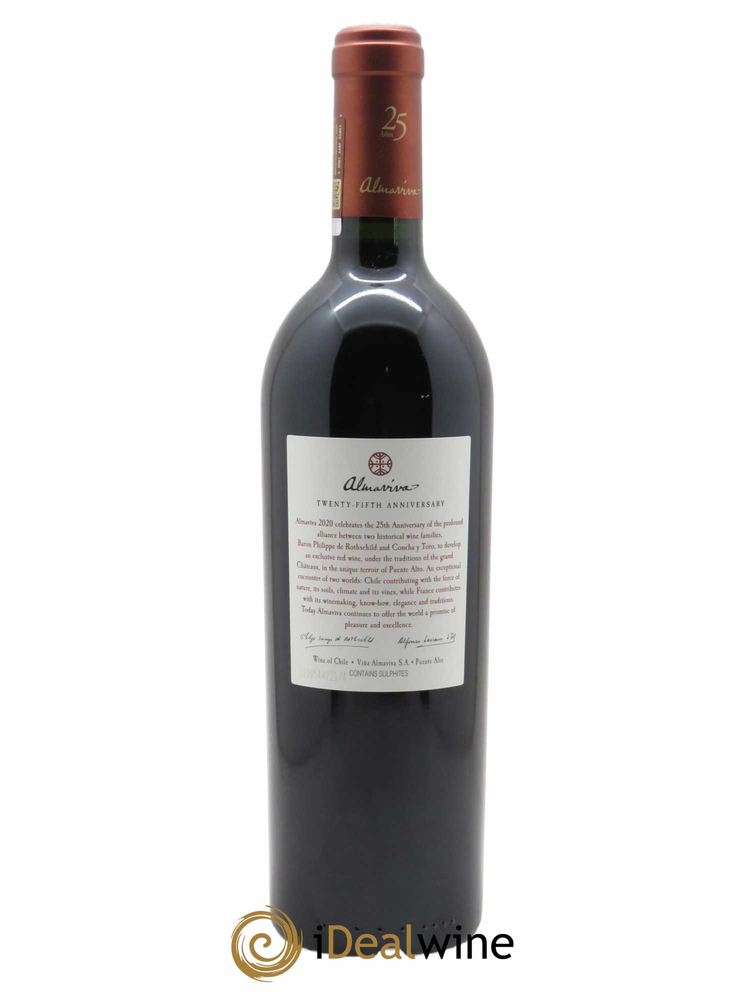 Chili Almaviva Baron P. de Rothschild Concha y Toro  2020 - Lot of 1 bottle - 1