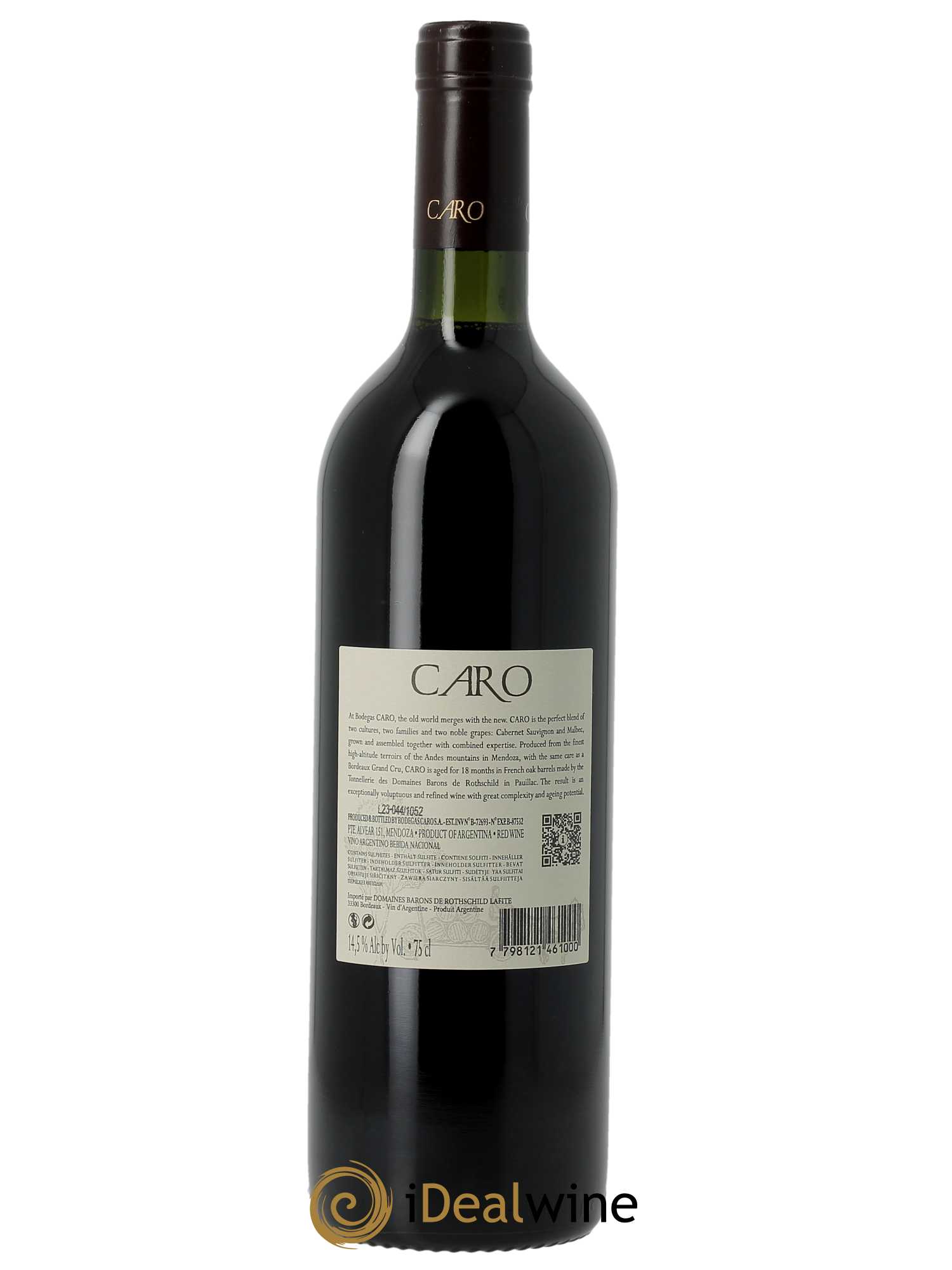 Mendoza Caro Château Lafite et Catena Zapata 2021 - Posten von 1 Flasche - 1