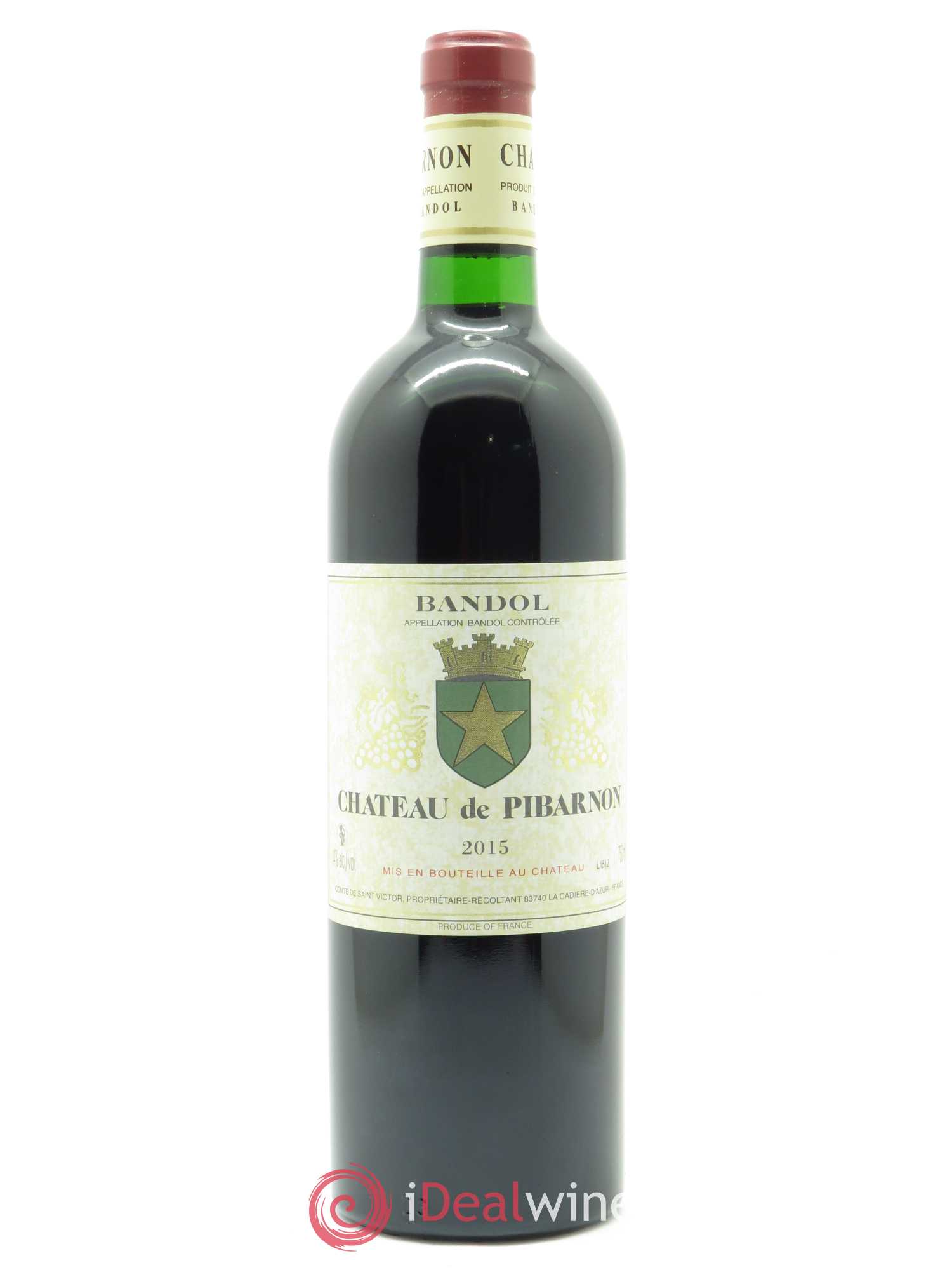 Bandol Château de Pibarnon Comte de Saint-Victor 2015 - Lot de 1 bouteille - 0