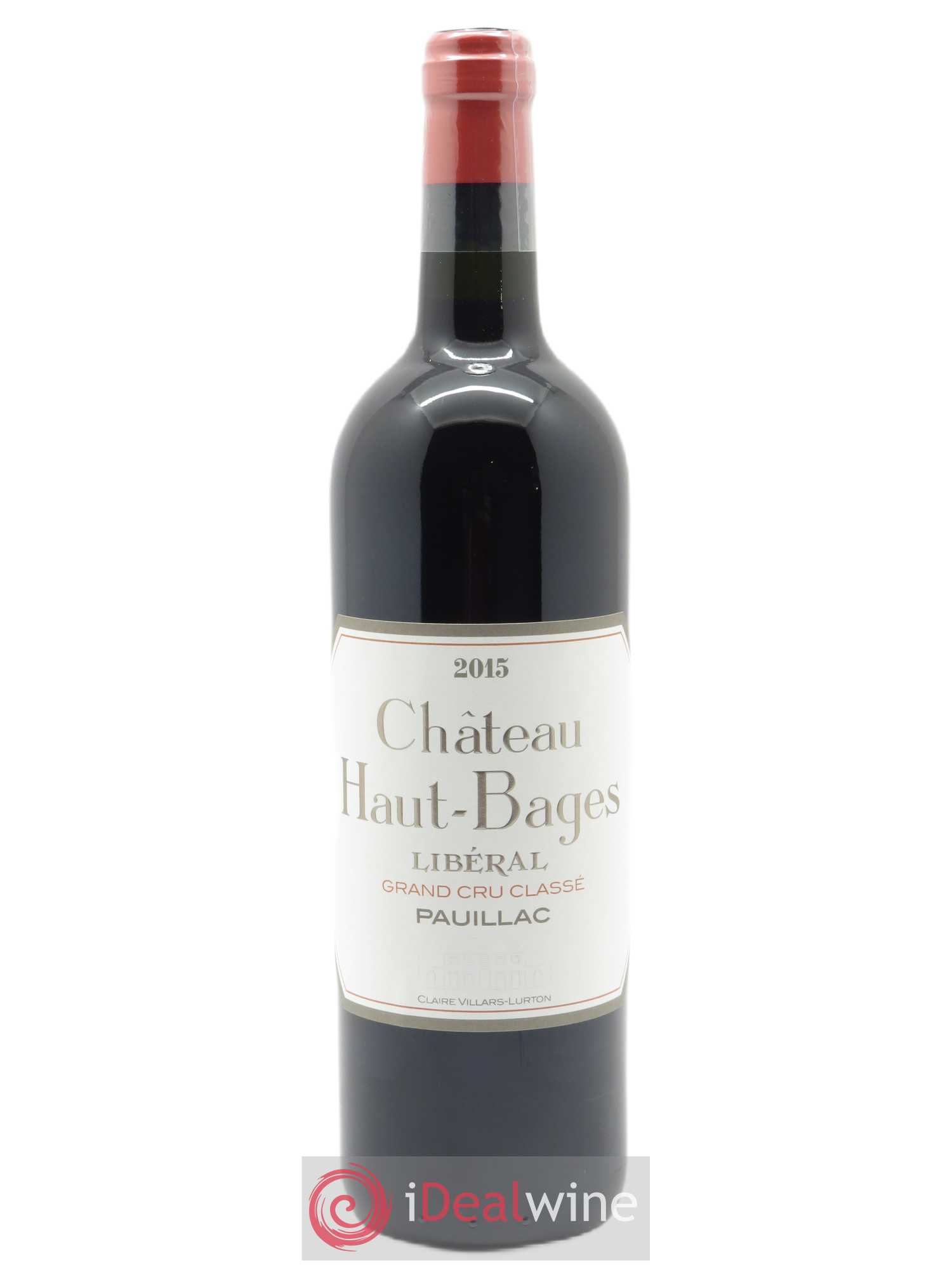 Château Haut Bages Libéral 5ème Grand Cru Classé (Original-holzkiste ab 12 bts) 2015 - Posten von 1 Flasche - 0