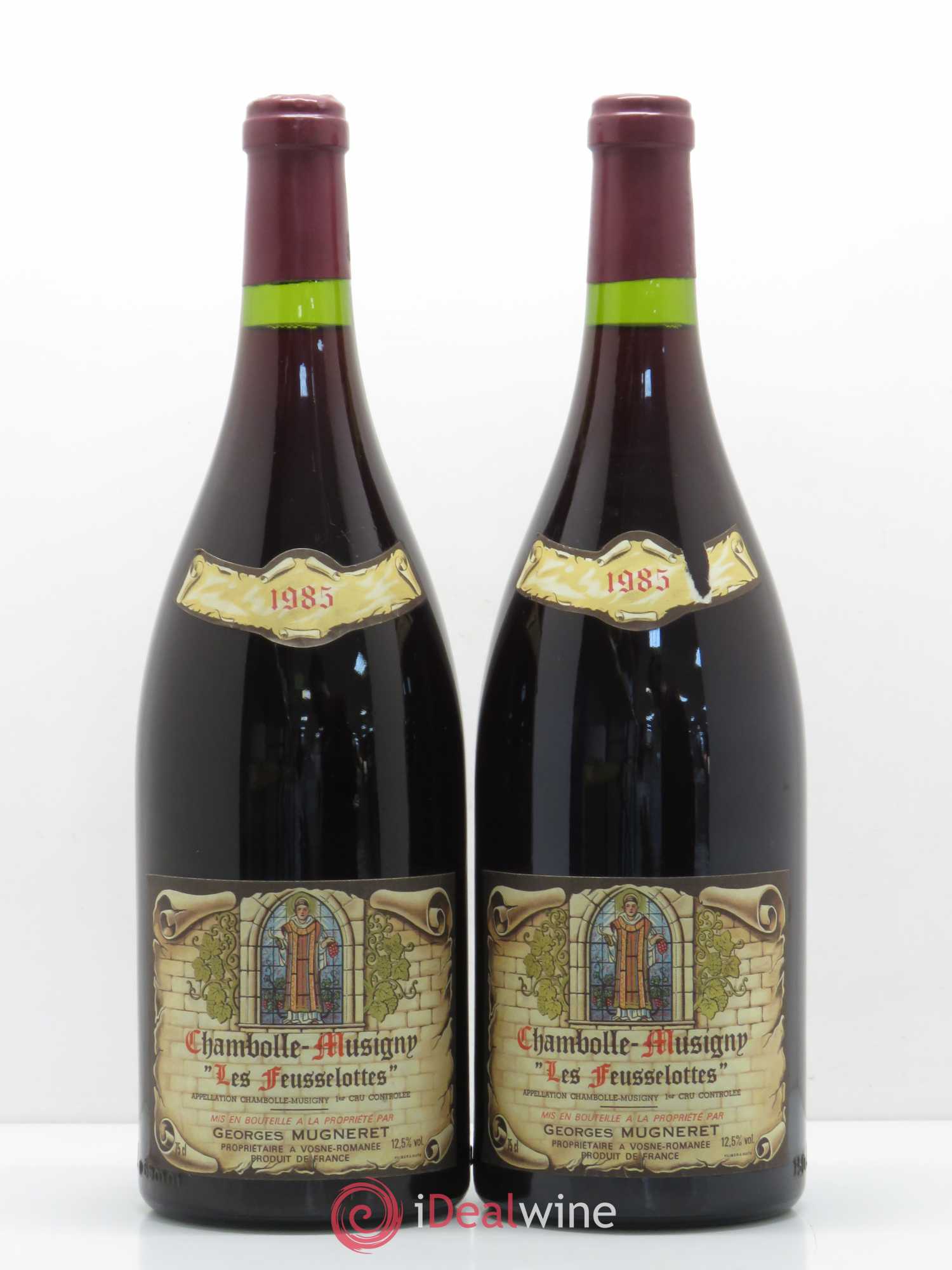 Chambolle-Musigny 1er Cru Les Feusselottes Georges Mugneret (Domaine) 1985 - Lot of 2 magnums - 0