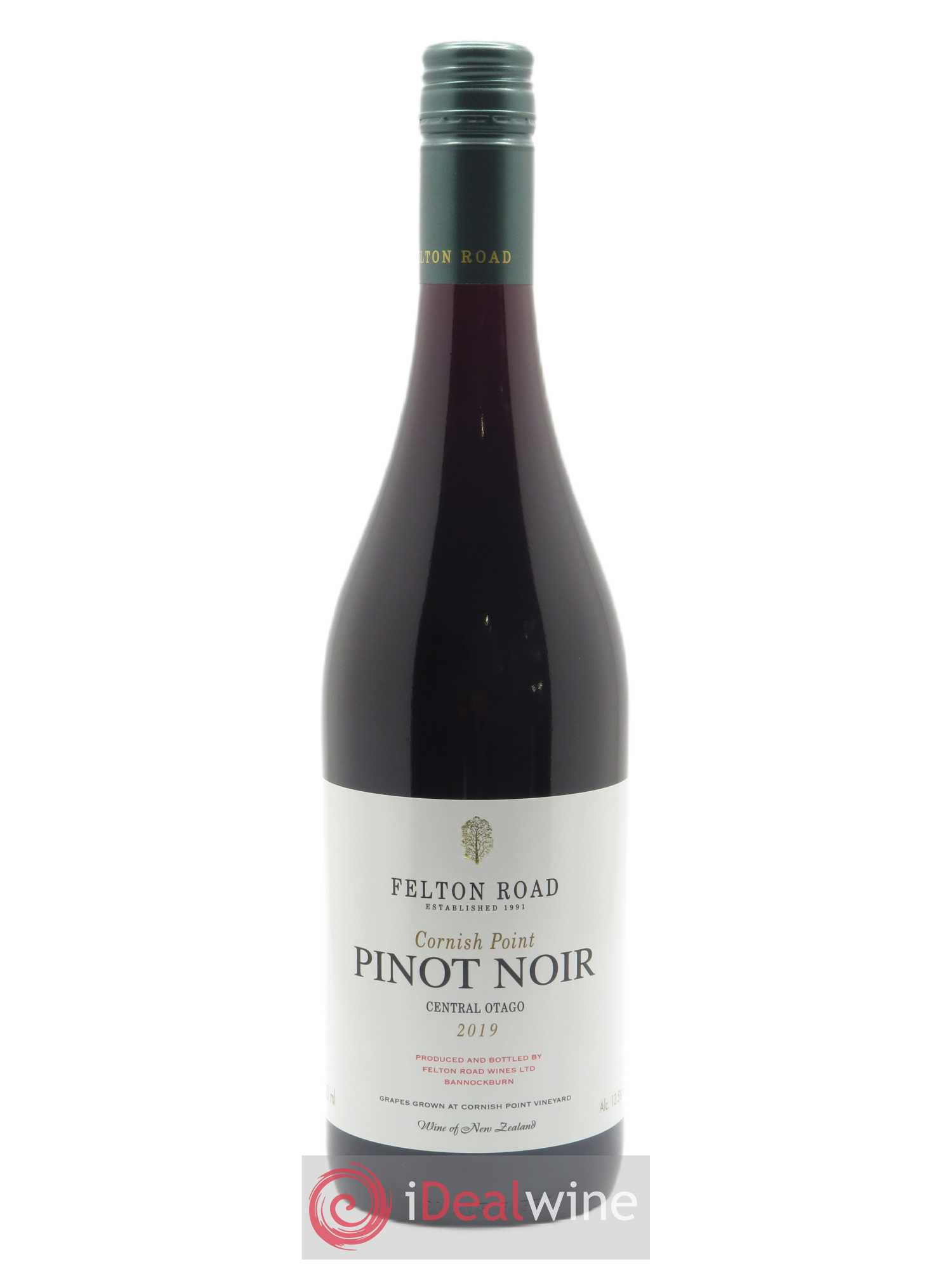 Central Otago Felton Road Cornish Point Pinot Noir 2019 - Lotto di 1 bottiglia - 0