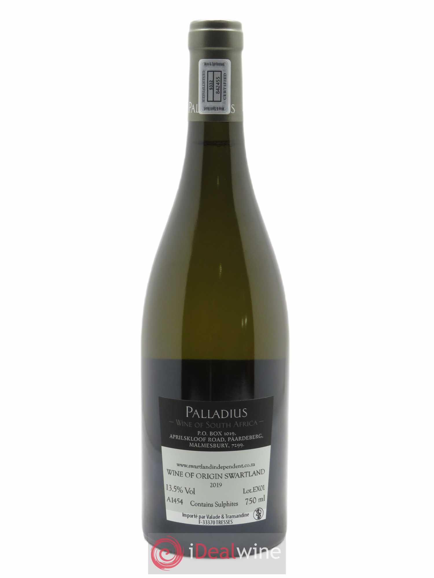 Swartland The Sadie Family Palladius 2019 - Lot of 1 bottle - 1