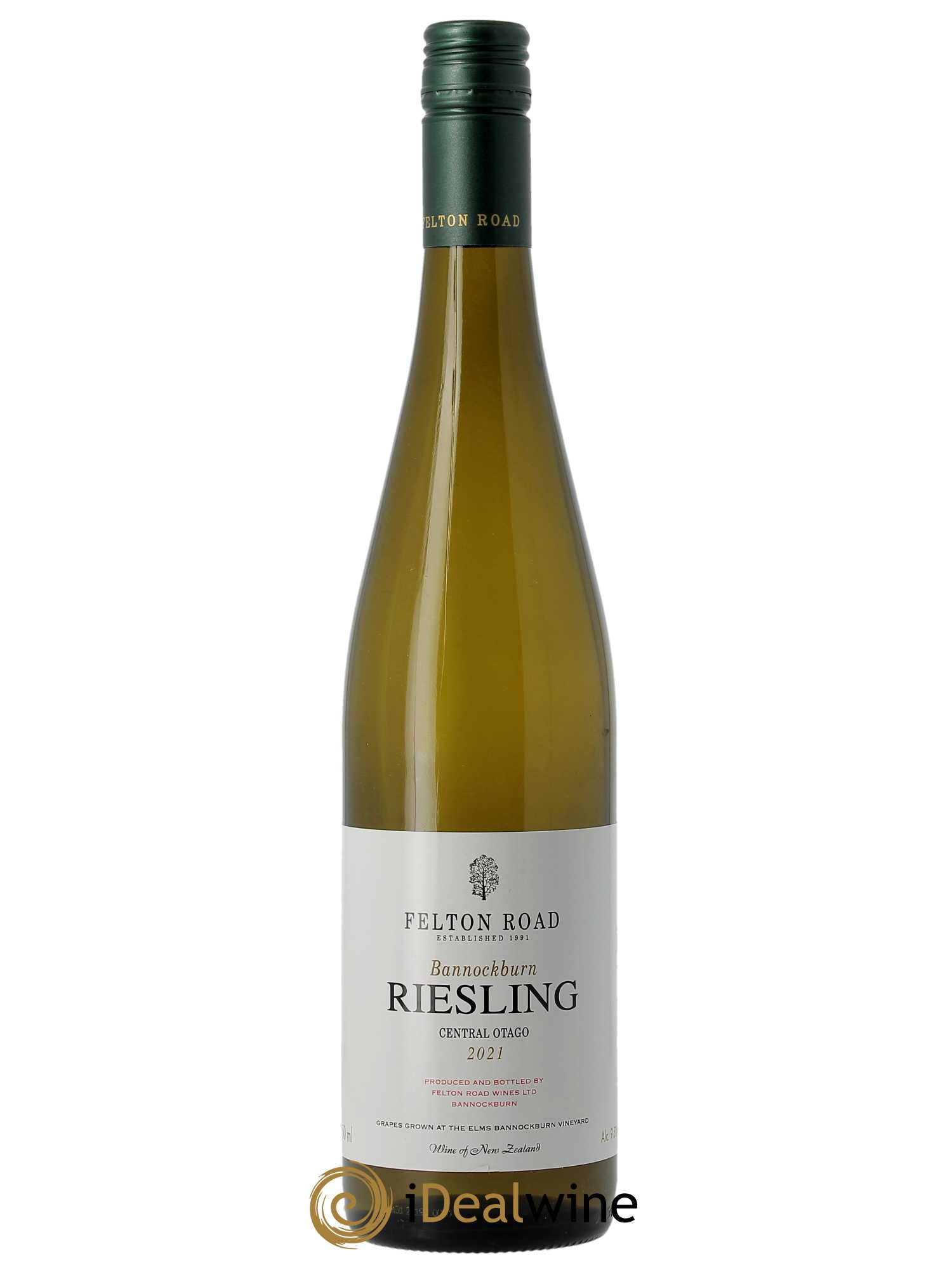 Central Otago Felton Road Bannockburn Riesling 2021 - Lot de 1 bouteille - 0