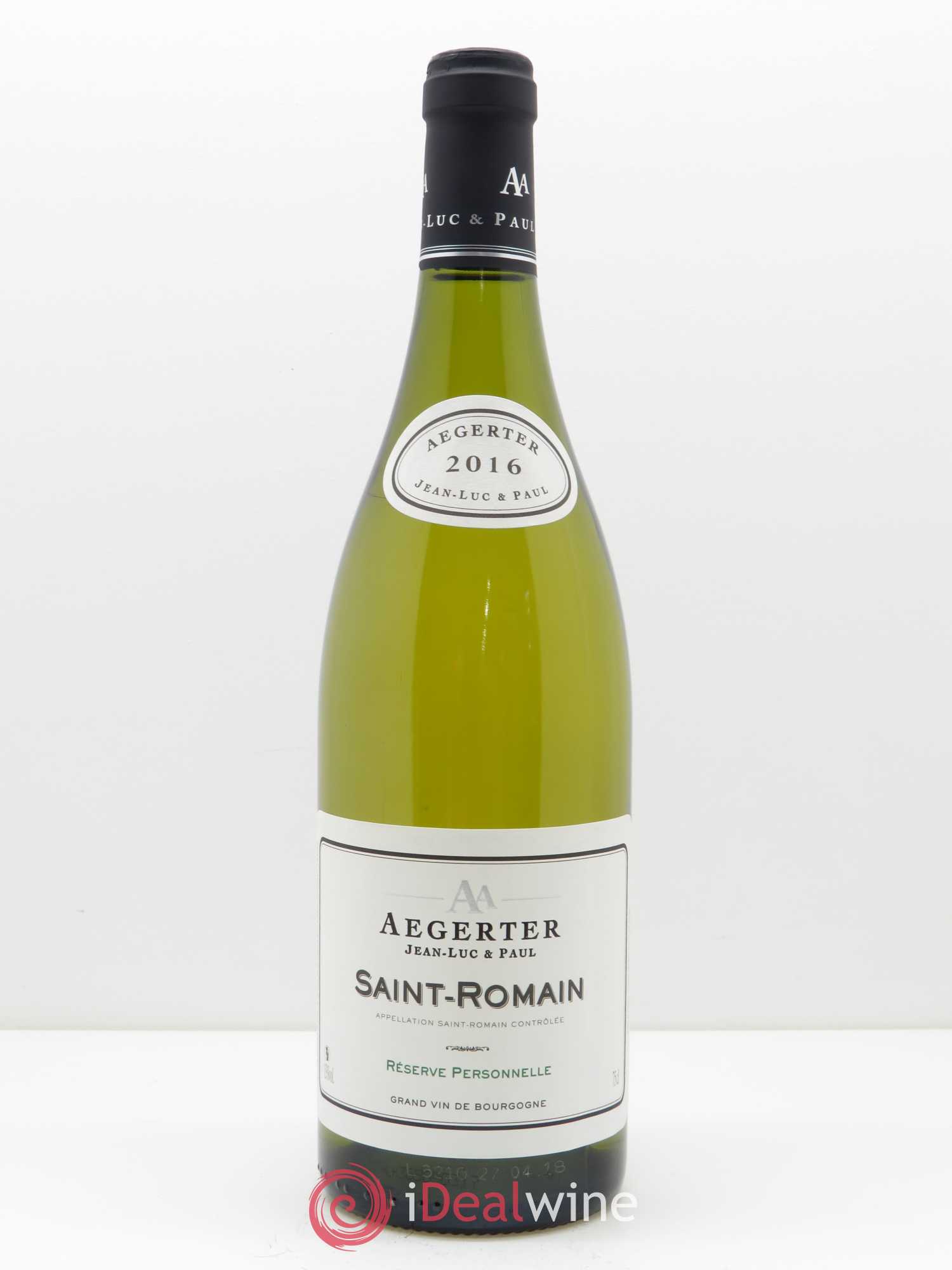 Saint-Romain Réserve Personnelle Aegerter 2016 - Lot de 1 bouteille - 0