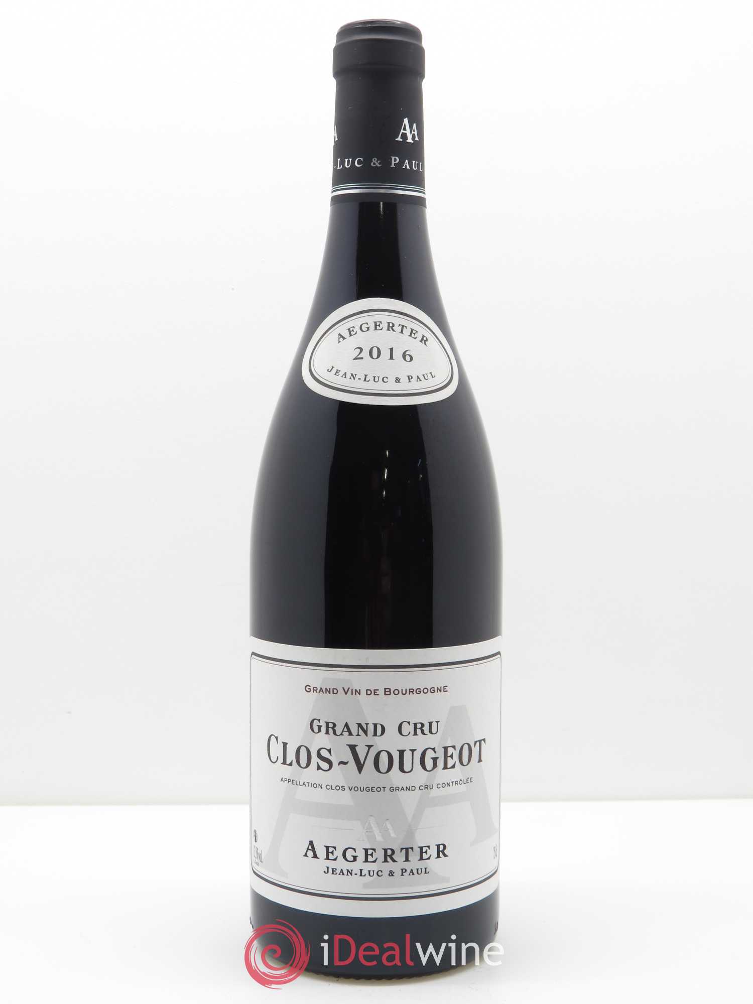 Clos de Vougeot Grand Cru Aegerter 2016 - Posten von 1 Flasche - 0