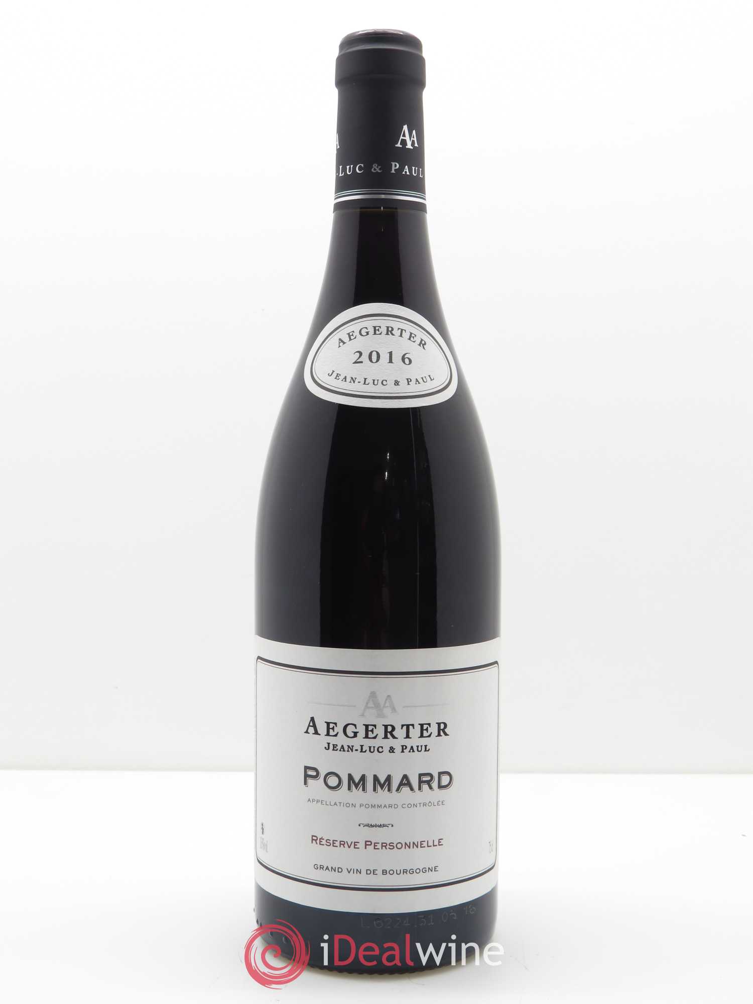 Pommard Aegerter 2016 - Lot de 1 bouteille - 0