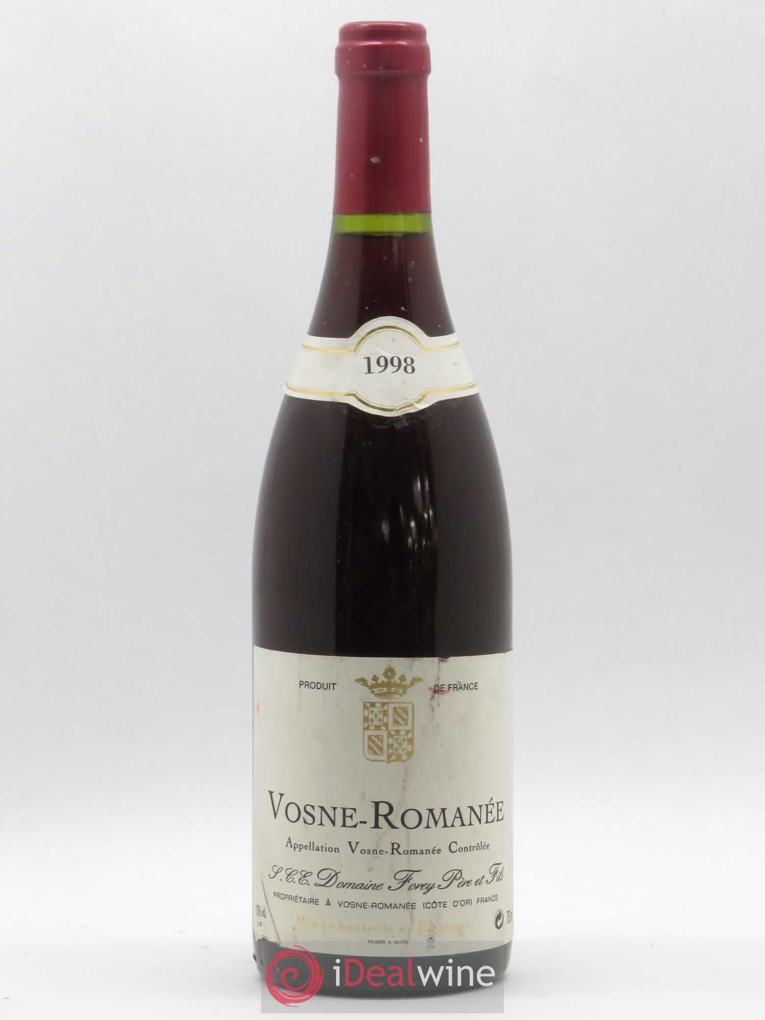 Vosne-Romanée Domaine Forey Père et Fils 1998 - Lot of 1 bottle - 0