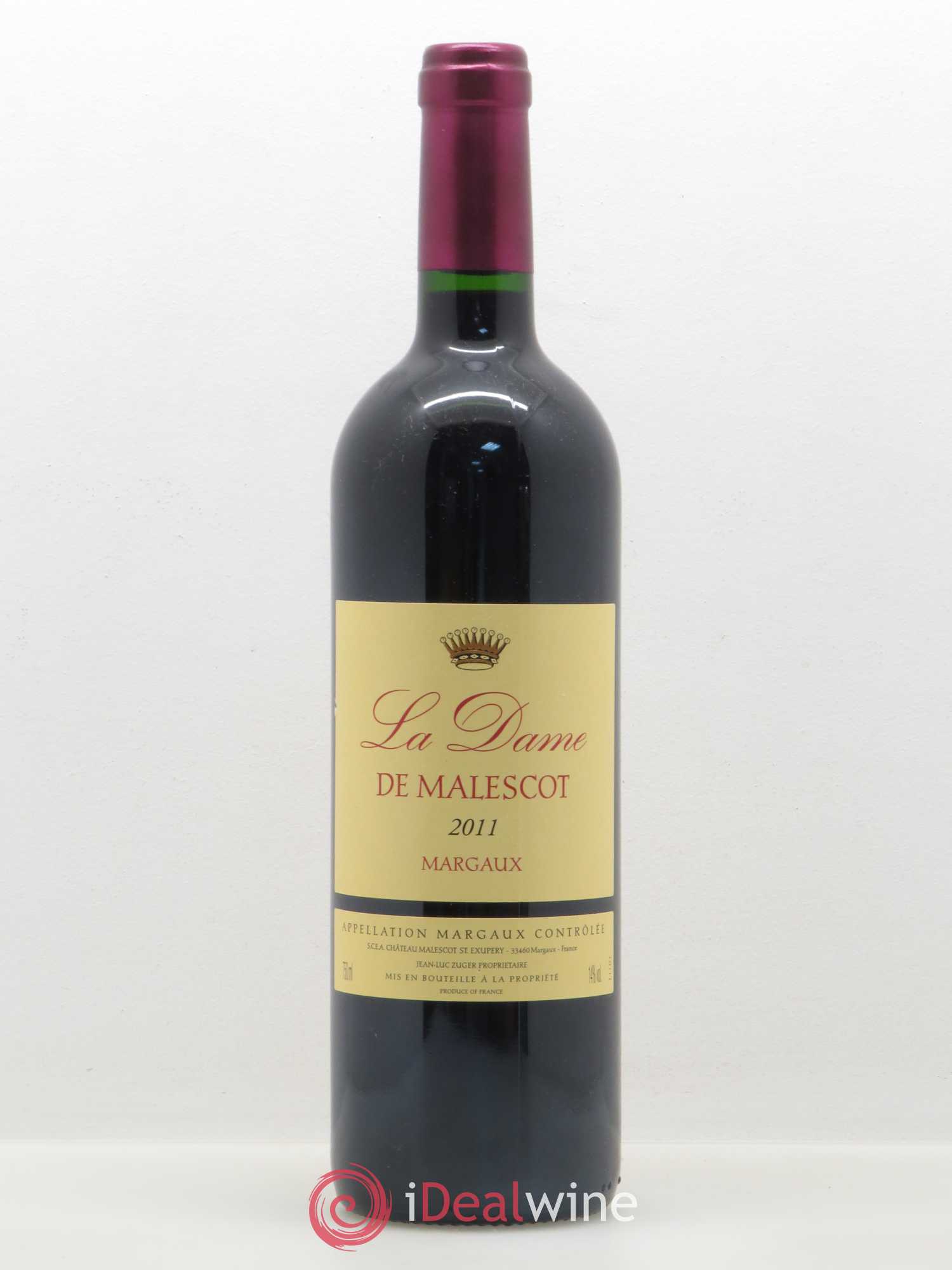 La Dame de Malescot 2011 - Lot de 1 bouteille - 0