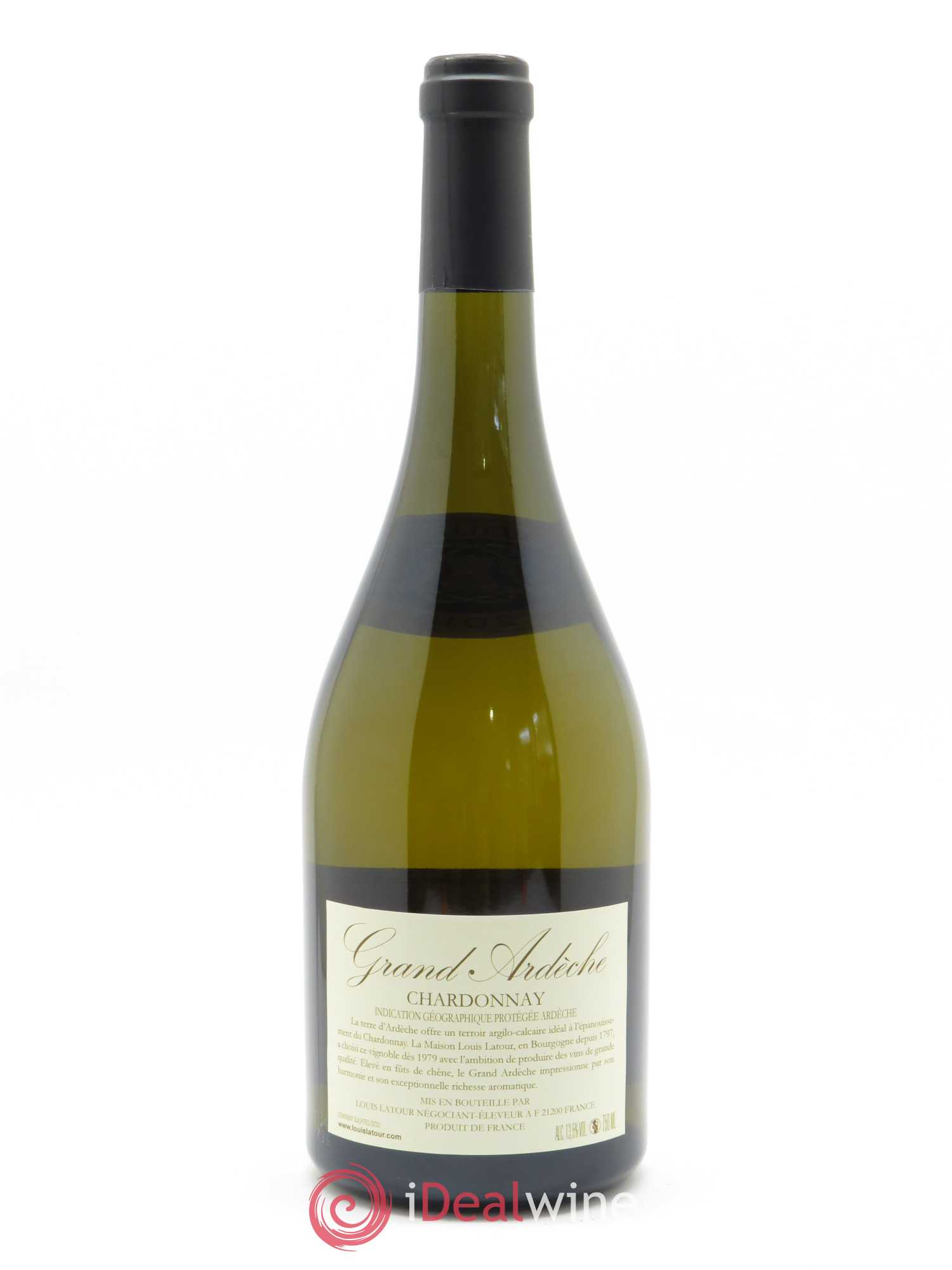 IGP Ardèche Grand Ardèche Chardonnay Louis Latour 2018 - Lot of 1 bottle - 1