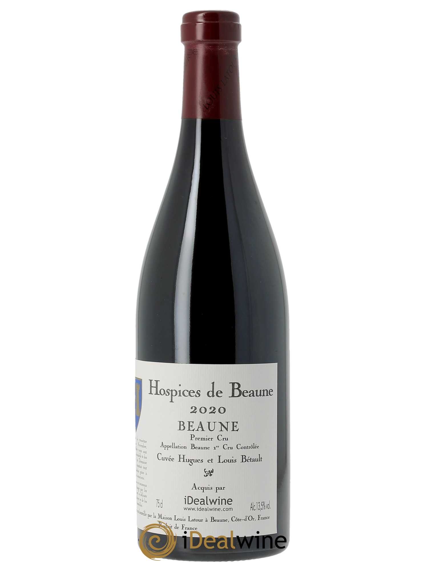 Beaune 1er Cru Hospices de Beaune cuvée Hugues et Louis Bétault Louis Latour (Cassetta in legno a partire da 6 bt) 2020 - Lotto di 1 bottiglia - 1