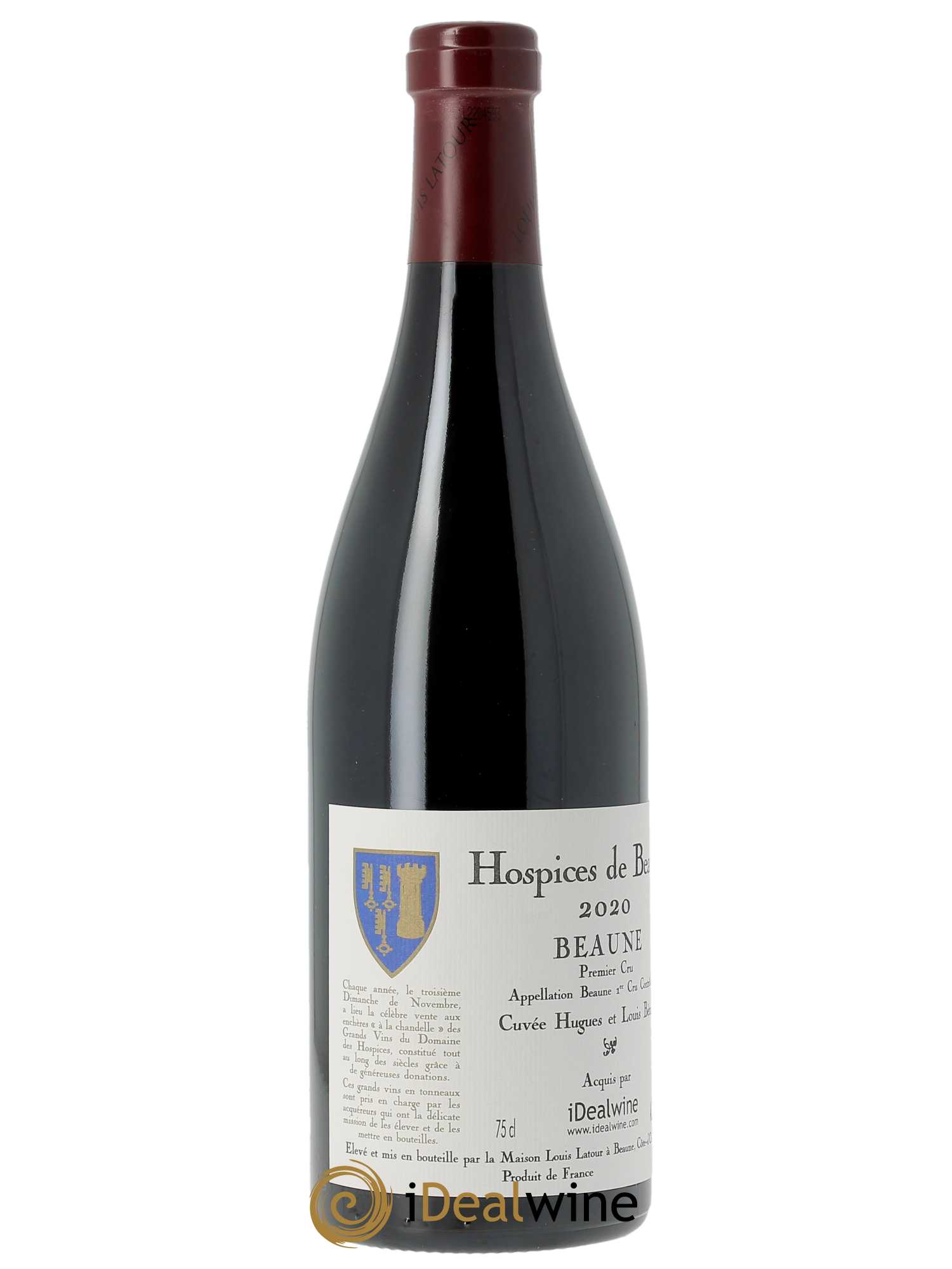 Beaune 1er Cru Hospices de Beaune cuvée Hugues et Louis Bétault Louis Latour (Cassetta in legno a partire da 6 bt) 2020 - Lotto di 1 bottiglia - 2