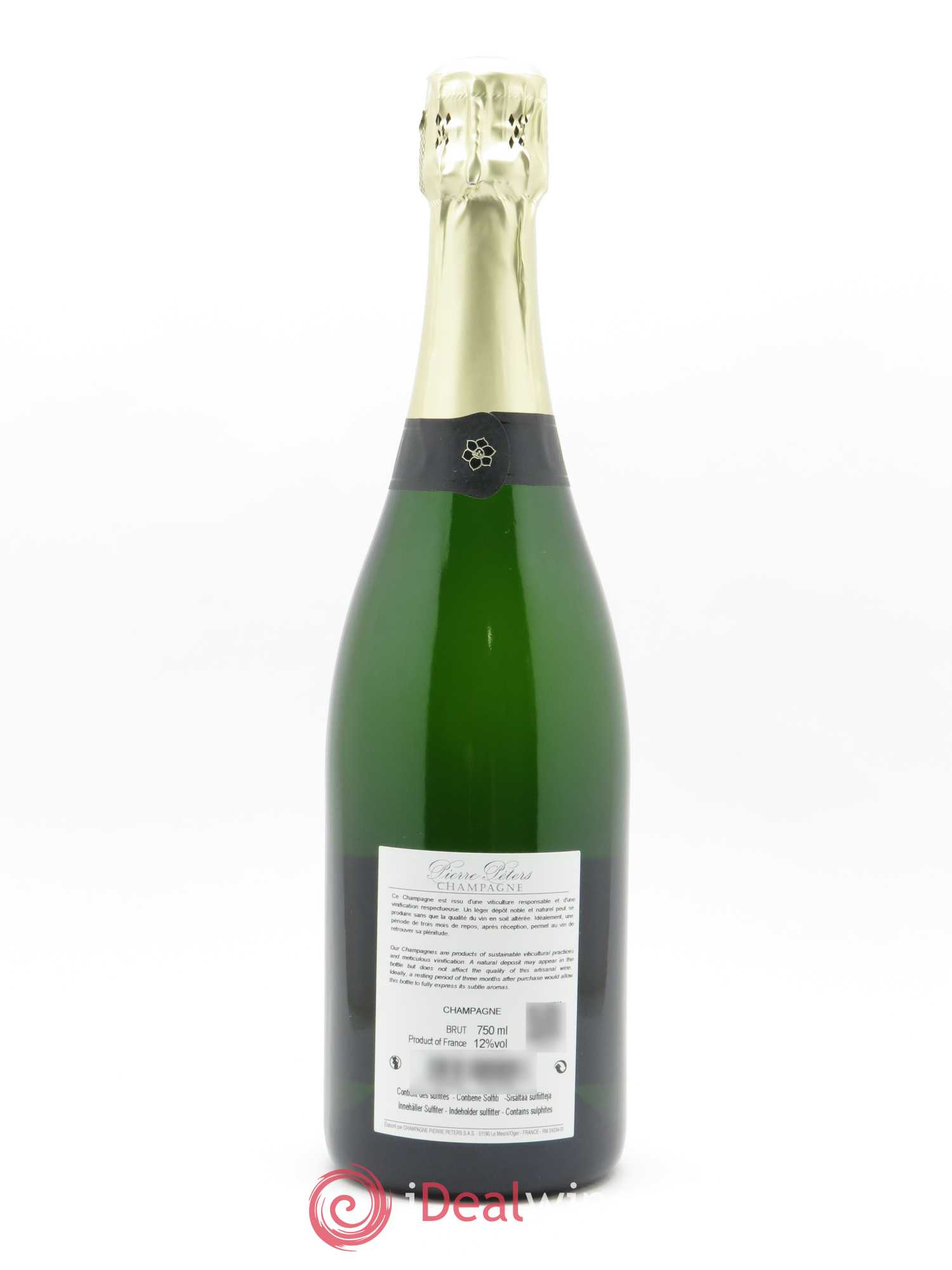 Brut Grand Cru Blanc de Blancs Cuvée de Réserve  Pierre Péters  - Lotto di 1 bottiglia - 1